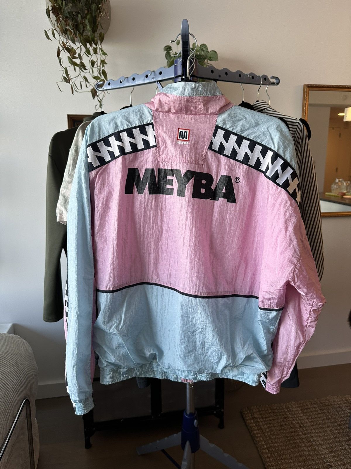 Other Meyba Retro Windbreaker (Pink & Light Blue) Size US S / EU 44-46 / 1 - 5 Thumbnail