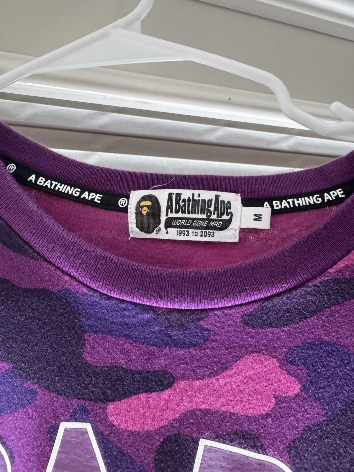 Bape Bape camo t shirt size M Size US M / EU 48-50 / 2 - 3 Thumbnail
