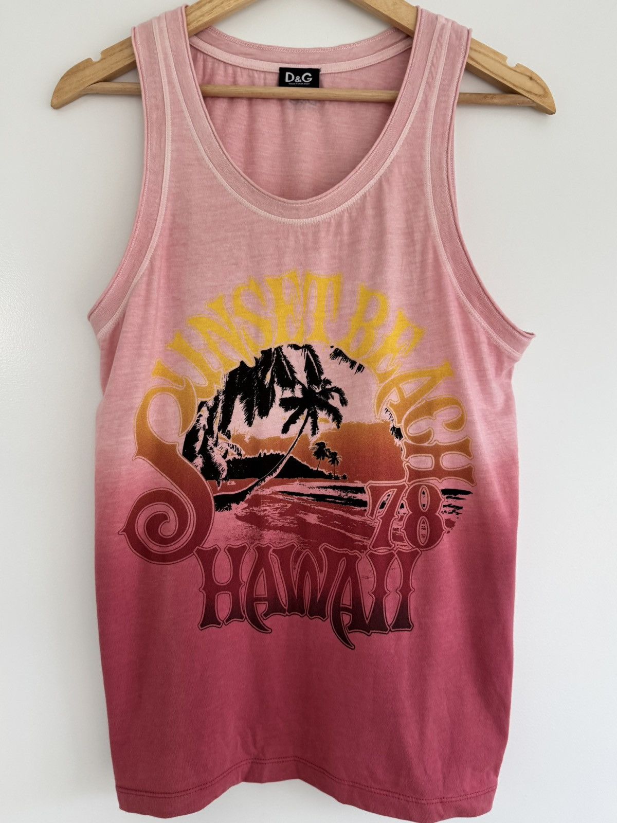 Dolce & Gabbana Vintage Y2K DG Dolce Gabbana Dollars & Girls Tank