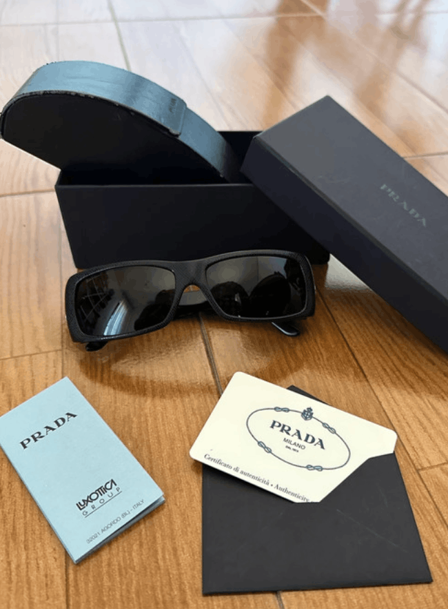 Prada PRADA Sunglasses Star Mask Flame Sport Metal Wrap RI831 Size ONE SIZE - 2 Thumbnail