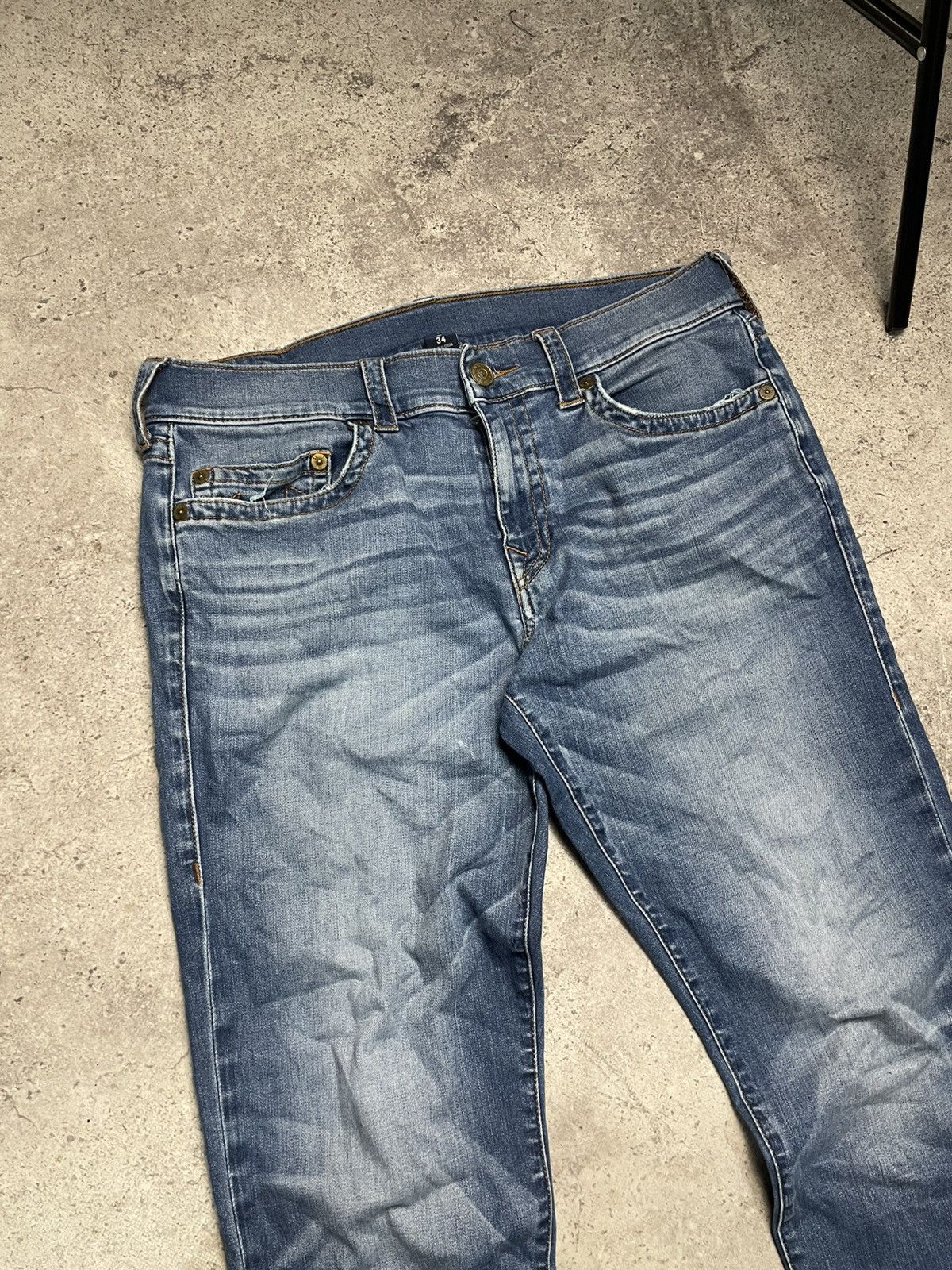 True Religion Vintage True Religion Jeans Size 34 GENO Blue Size US 34 / EU 50 - 7 Thumbnail