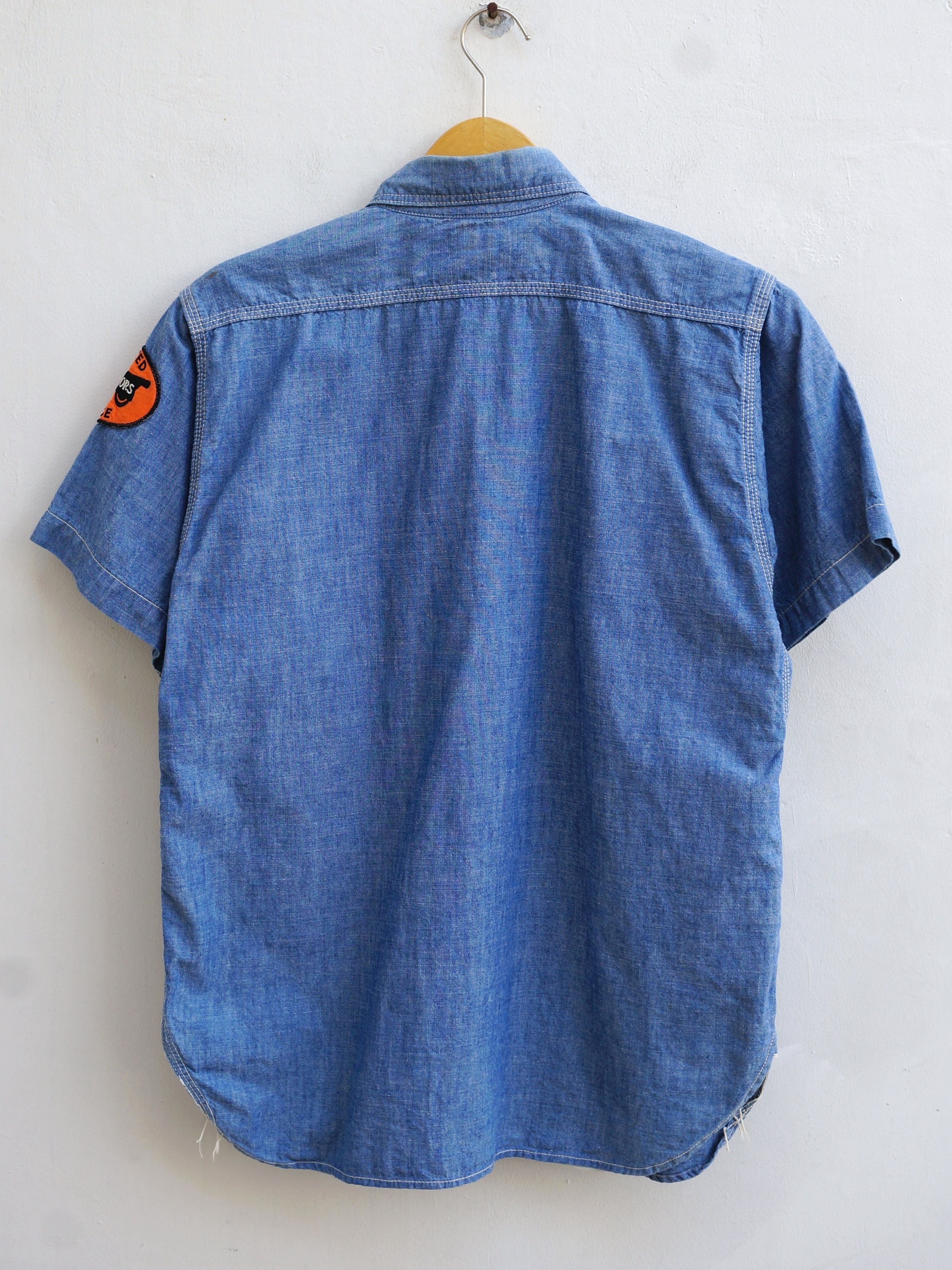 The Real McCoy's Joe McCoy 8 Hours Union Chambray Shirts Size US S / EU 44-46 / 1 - 3 Thumbnail