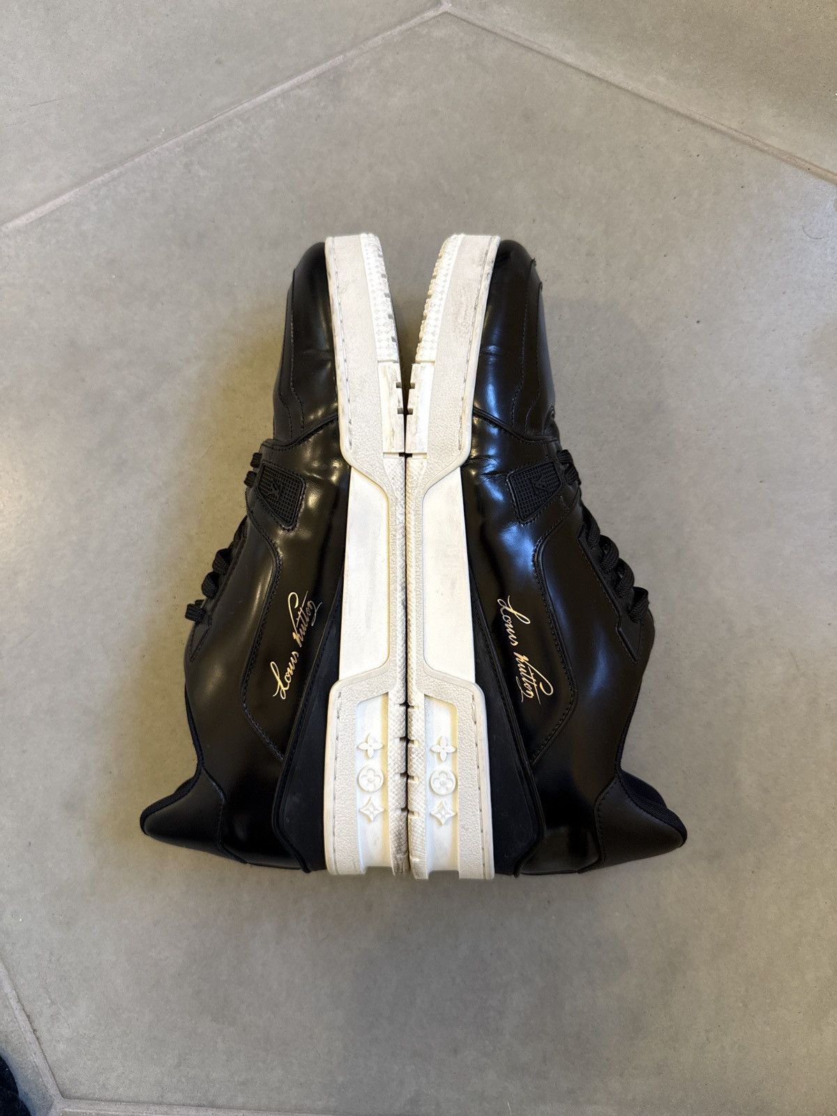 Louis Vuitton Louis Vuitton LV Trainer- Black Size US 9.5 / EU 42-43 - 6 Thumbnail