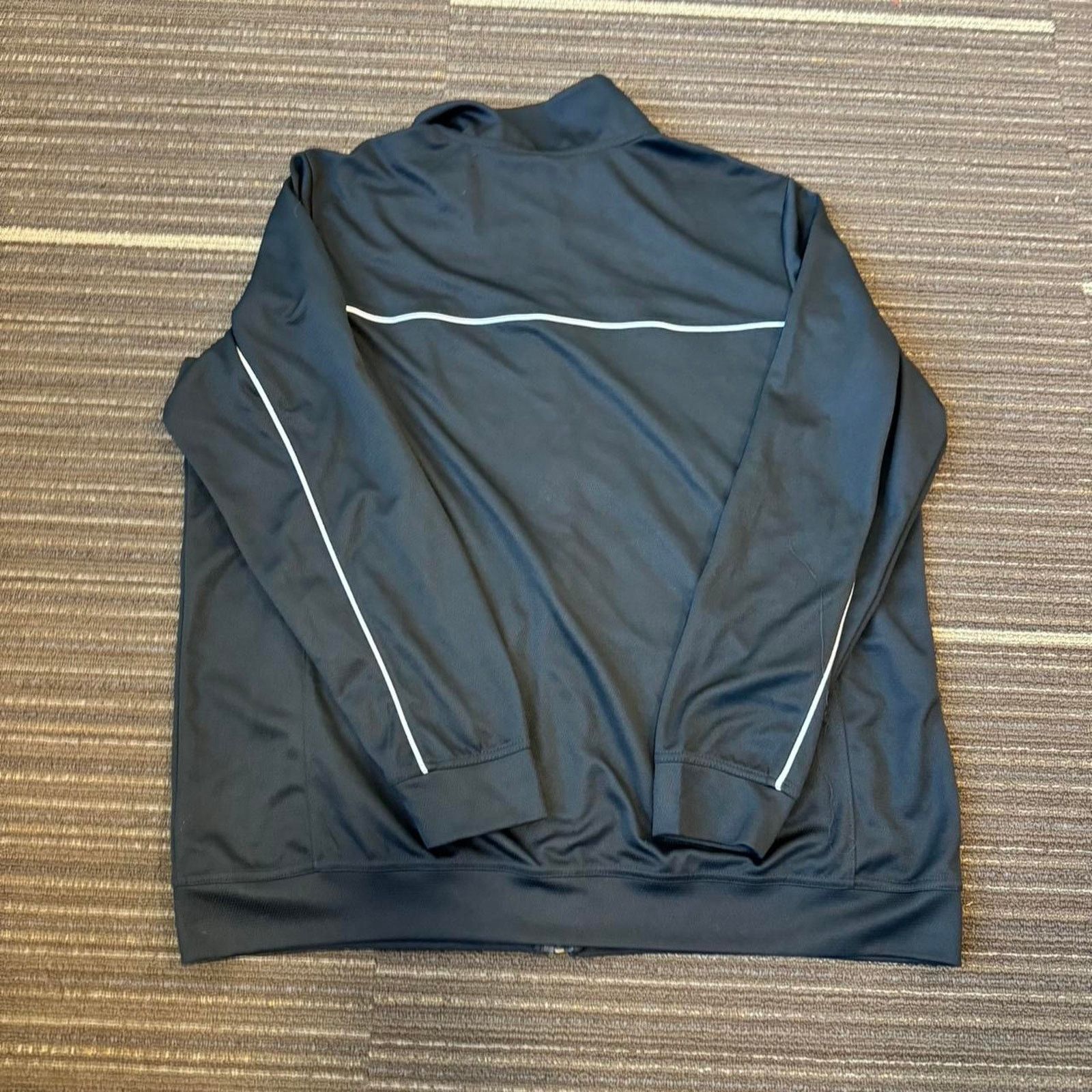 Nike Modern Nike black and white zip-up Dry Fit jacket Size US XL / EU 56 / 4 - 4 Thumbnail