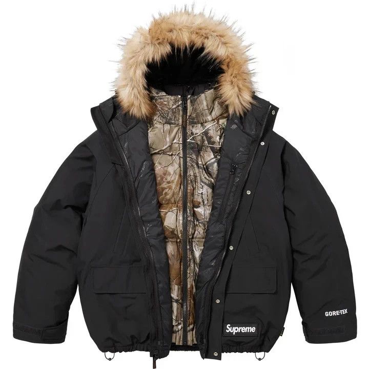 Supreme Supreme FW25 2 in 1 GORE-TEX Parka + Jacket Black Medium New Size US M / EU 48-50 / 2 - 1 Thumbnail