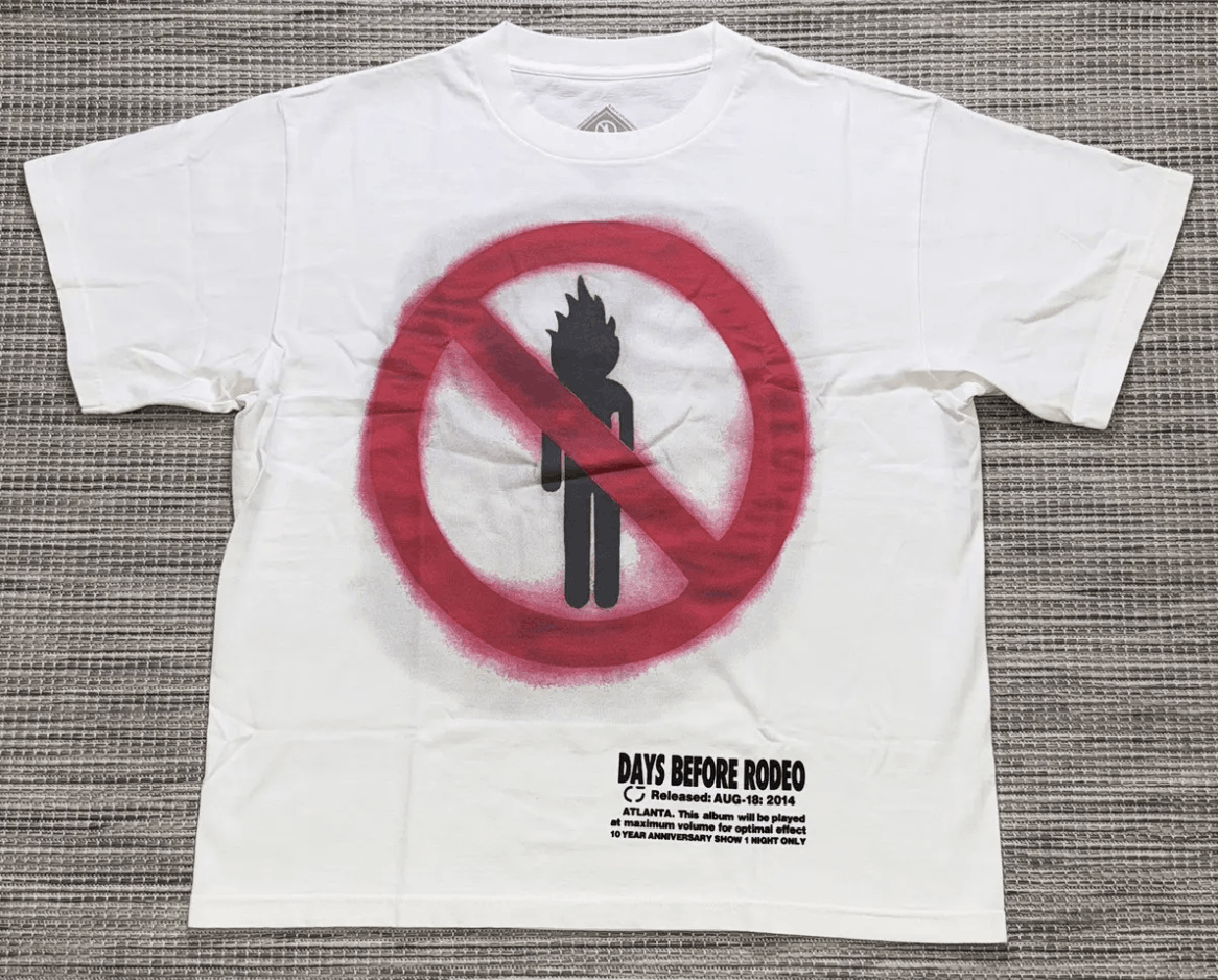 Travis Scott x Sp5der★Rodeo II ロゴ 半袖Tシャツ 送関込 Travis Scott x Spider (Sp5der) Rodeo White Tee, Size | Depop
