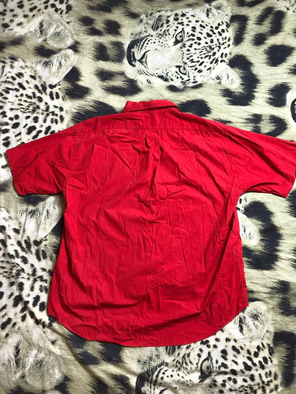 Yves Saint Laurent Vintage Yves Saint Laurent Red Button Up Shirt Size L Size US L / EU 52-54 / 3 - 20 Thumbnail