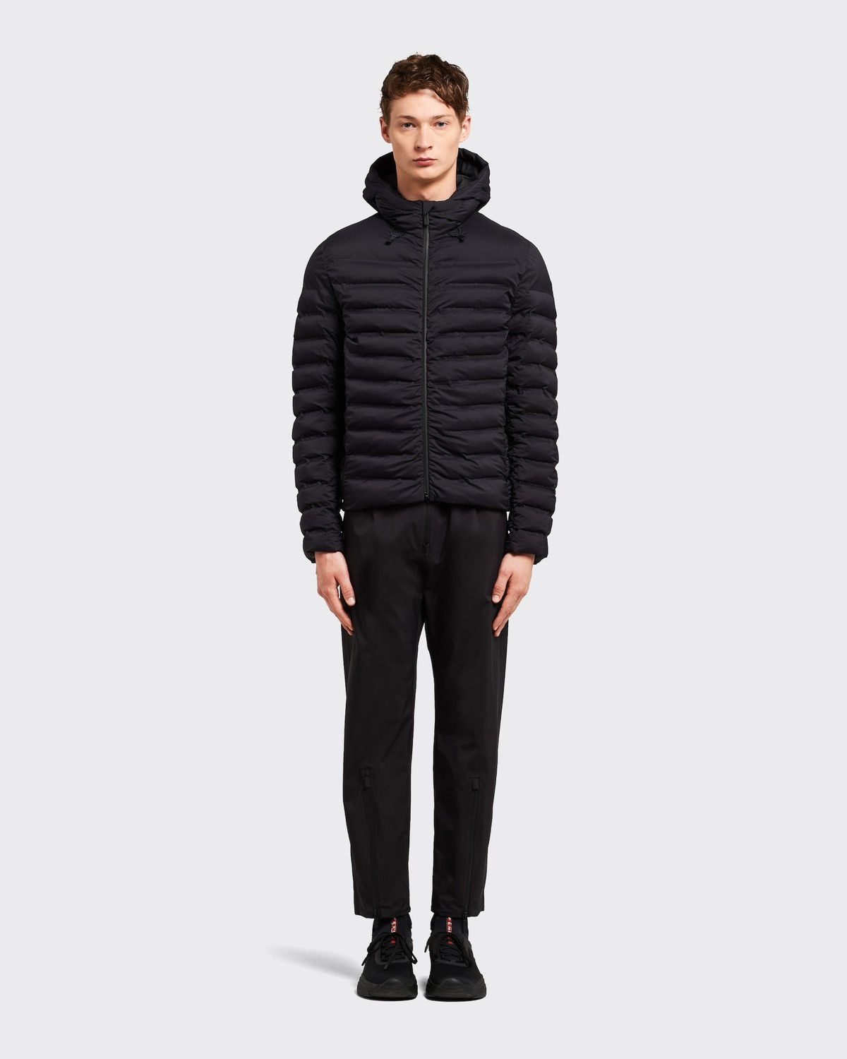Prada 🔥🔥 3500$ Prada Linea Rossa Black Active Re-Nylon Jacket Size US M / EU 48-50 / 2 - 17 Thumbnail