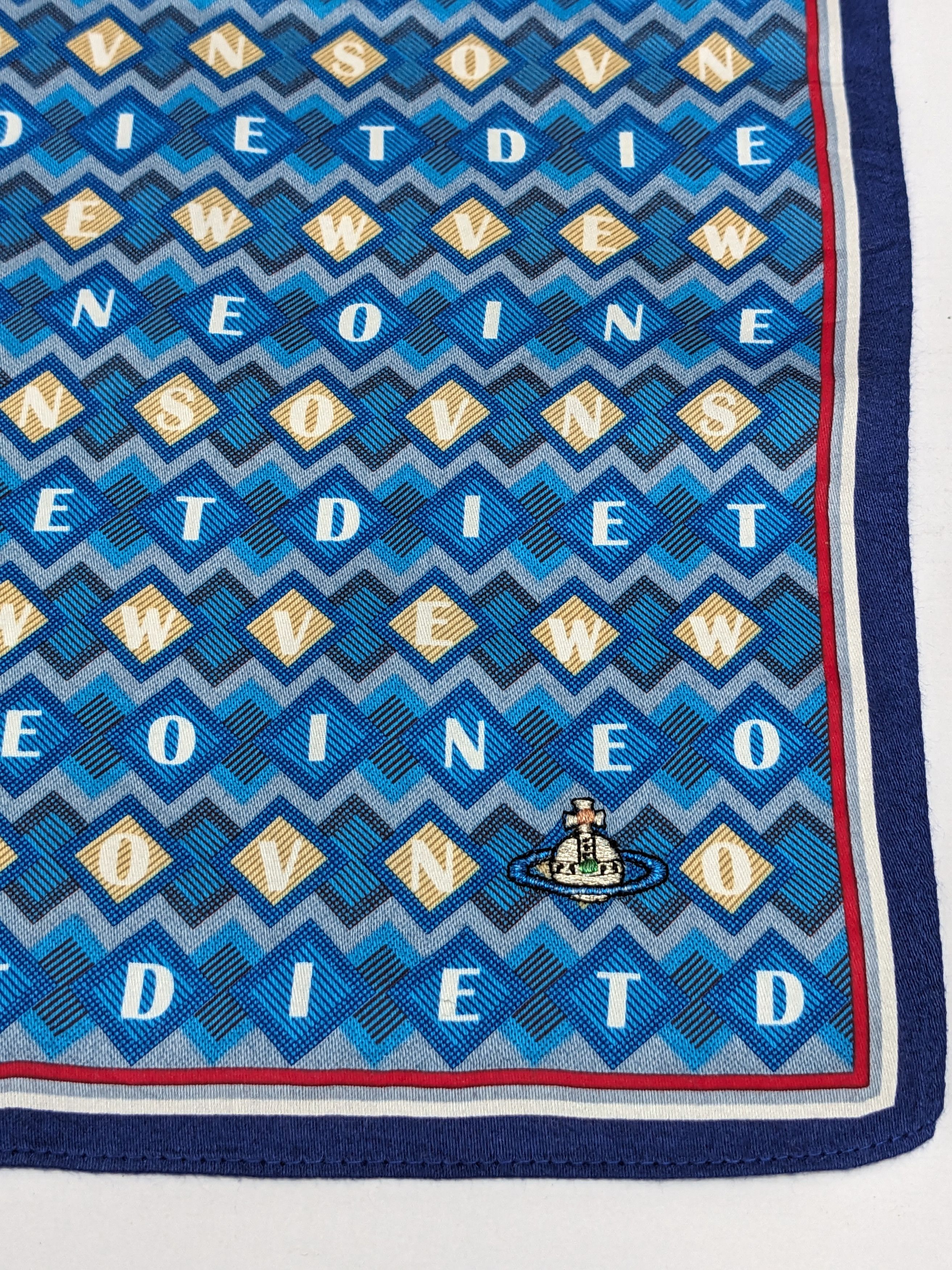 Vivienne Westwood VIVIENNE WESTWOOD Orb Logo Blue Chevron Name Spellout Size ONE SIZE - 2 Thumbnail