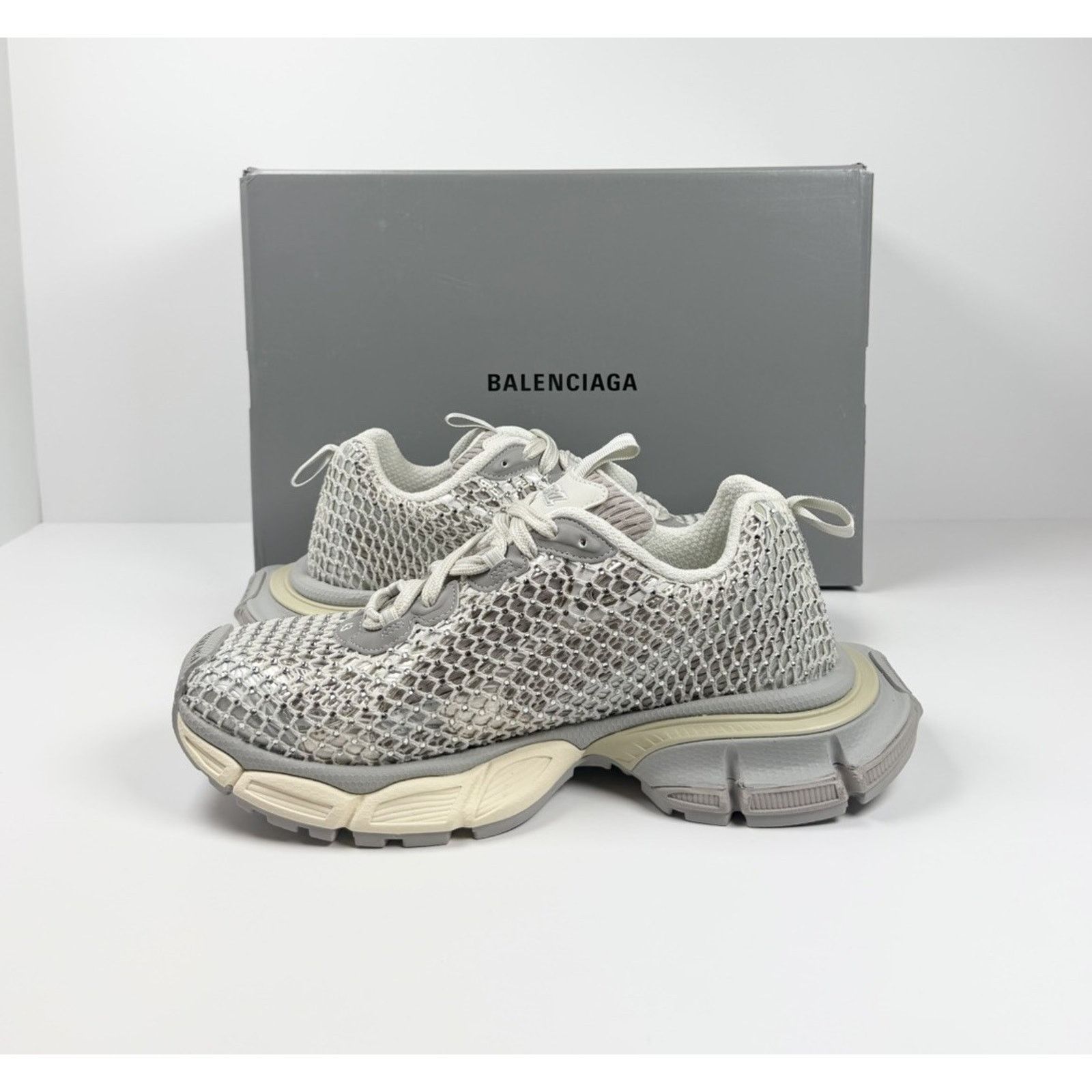 Balenciaga Size 41EU/8US - Balenciaga 3XL Fishnet NEW/RETAIL $1,650! Size US 8 / EU 41 - 6 Thumbnail