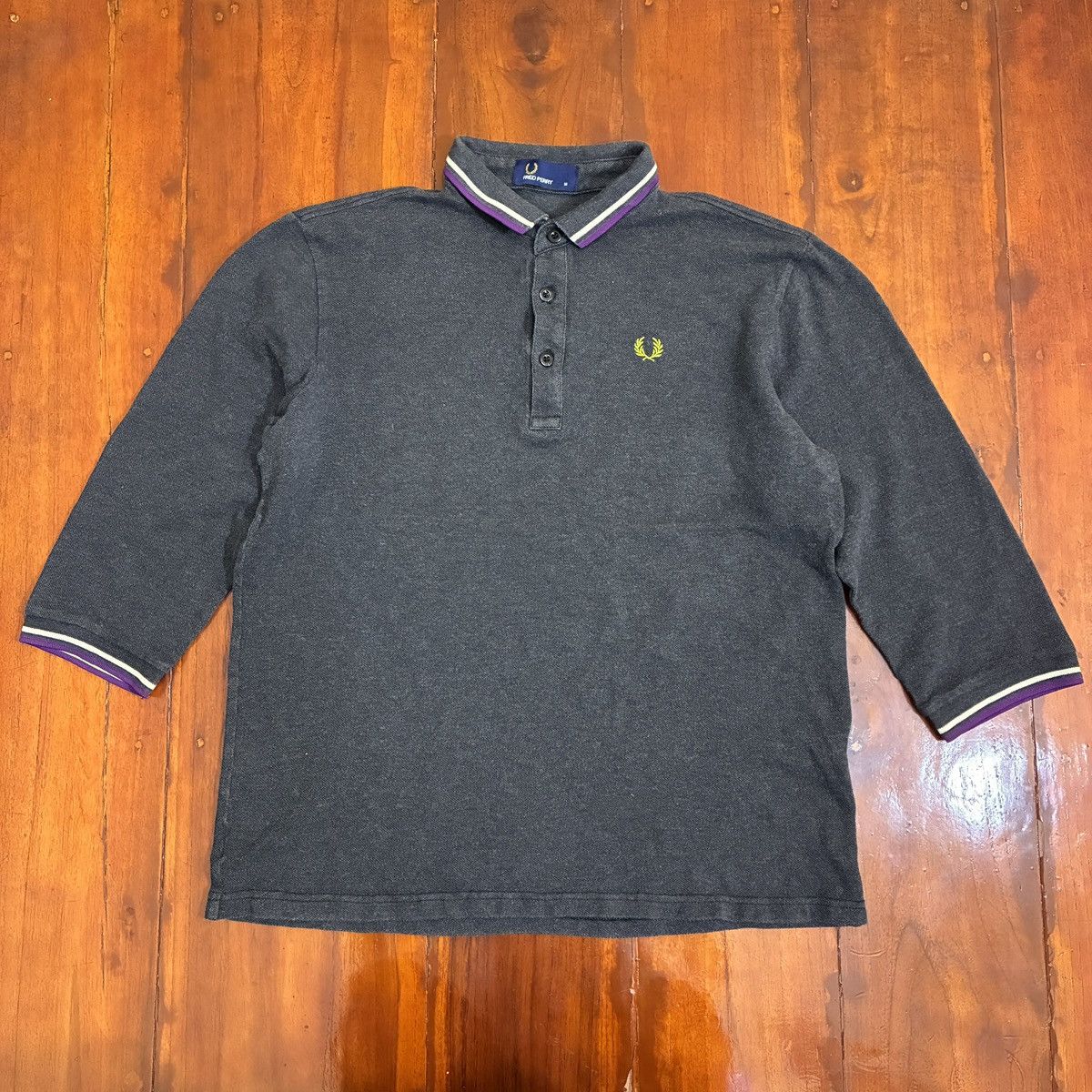 Fred Perry Fred Perry Boxy Cut 3/4 Sleeves Shirt Size US M / EU 48-50 / 2 - 1 Thumbnail