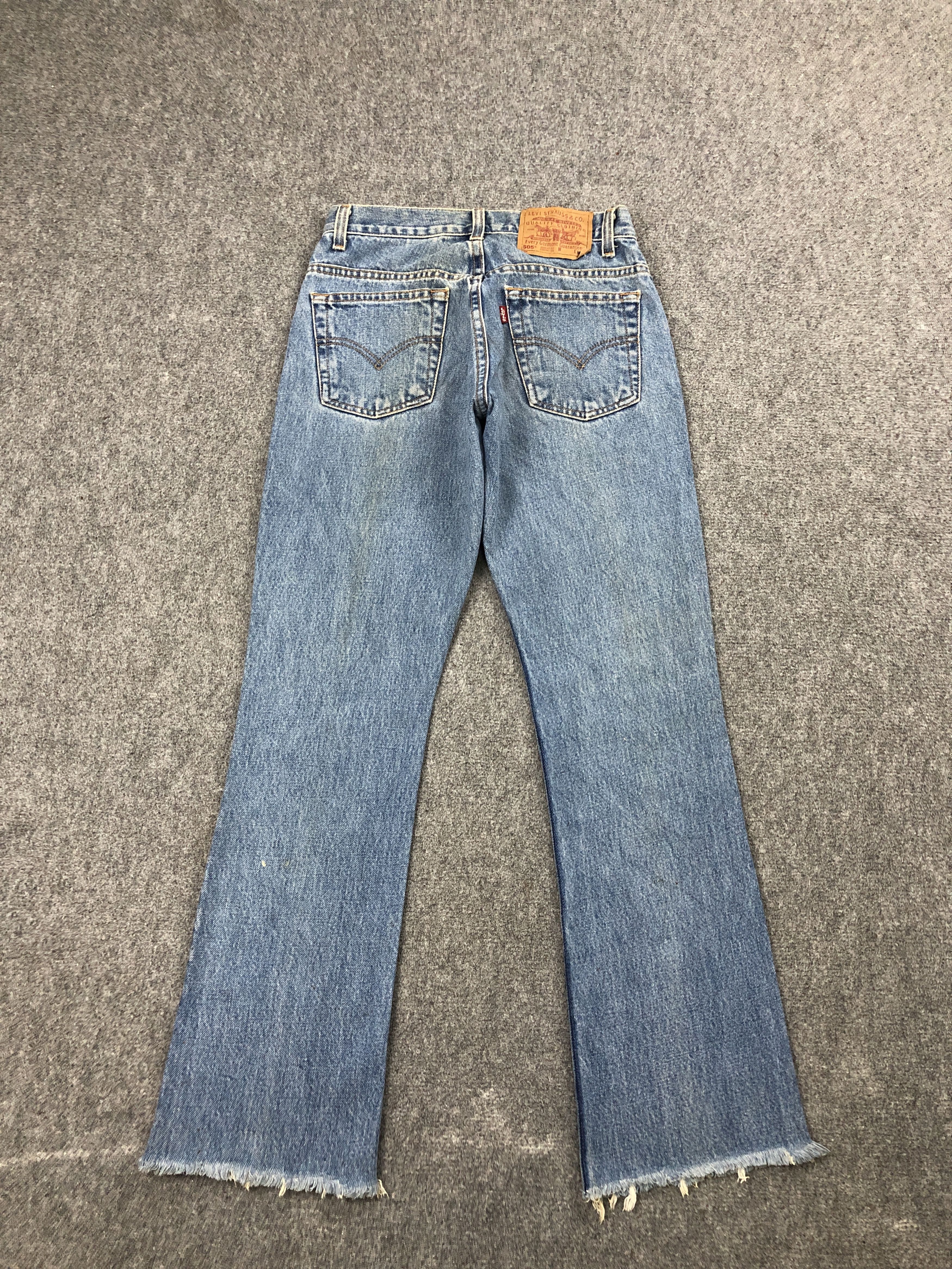 Levi's Vintage 90s Levis 505 Regular Light Blue Jeans DP2451 Size US 26 / EU 42 - 3 Thumbnail