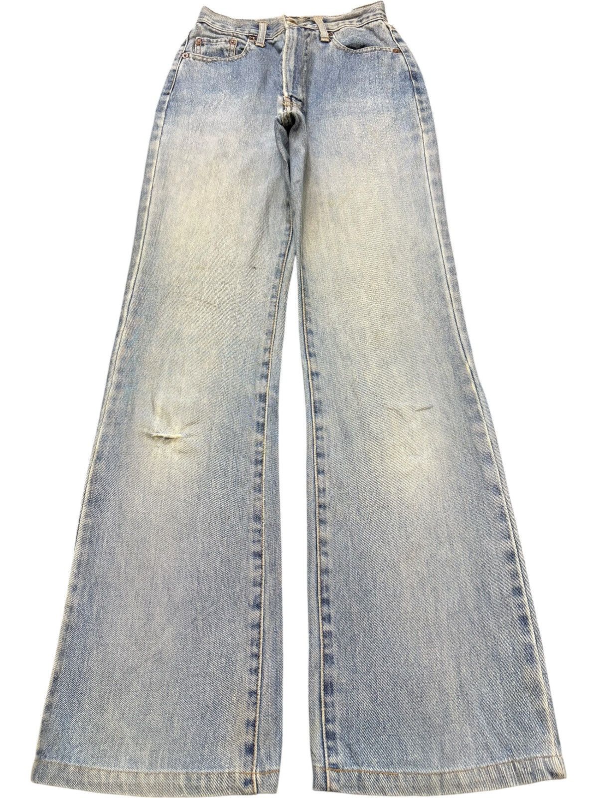Diesel Vintage Japanese Brand Mud Wash Distress Flare Jeans Size 22" - 1 Thumbnail