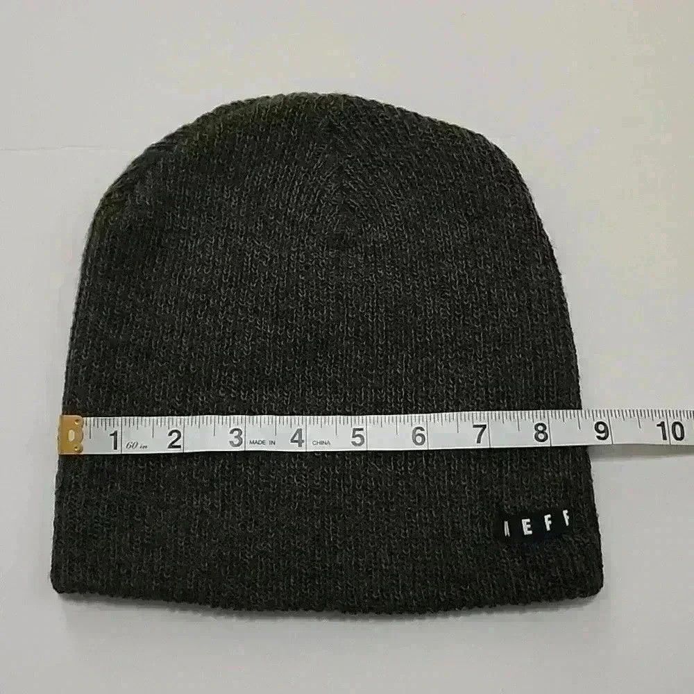 NEFF Neff Mens Unisex Green Winter Knit Snow Outdoor Beanie Ever Size ONE SIZE - 6 Thumbnail