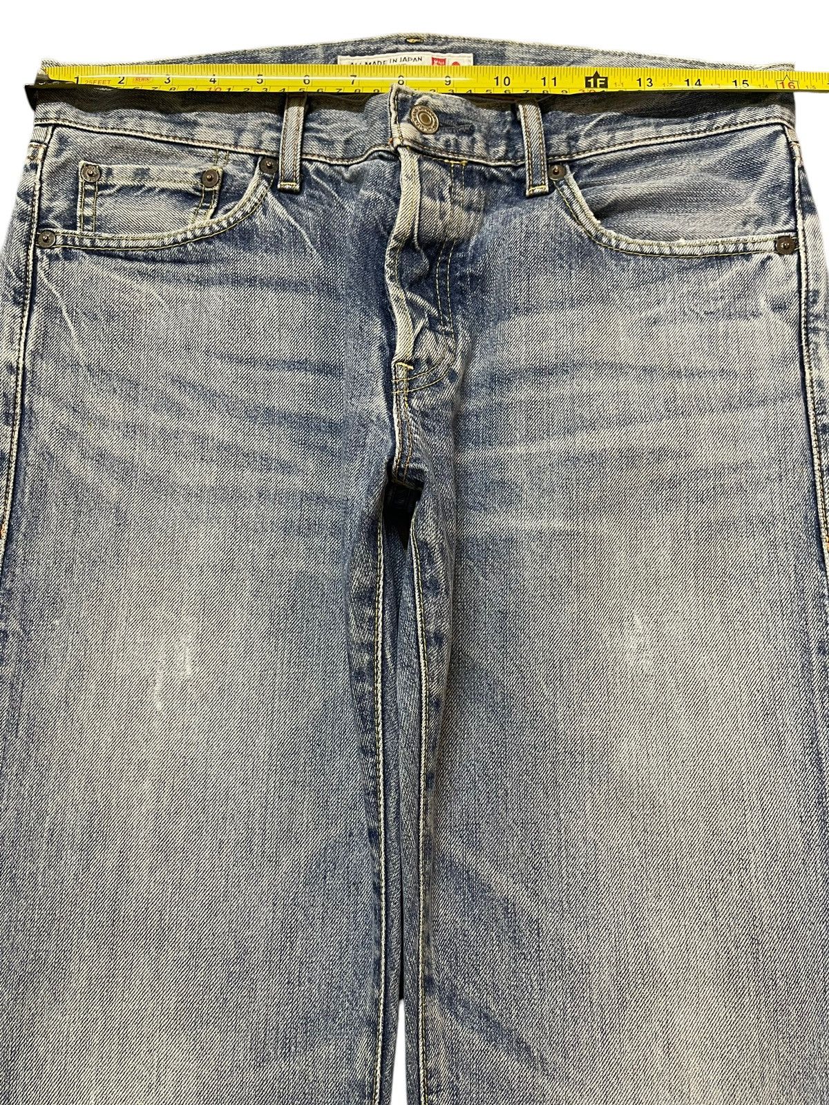 Uniqlo Vintage Japanese Uniqlo Blue Faded Wash Style Loose Jeans Size US 32 / EU 48 - 12 Thumbnail