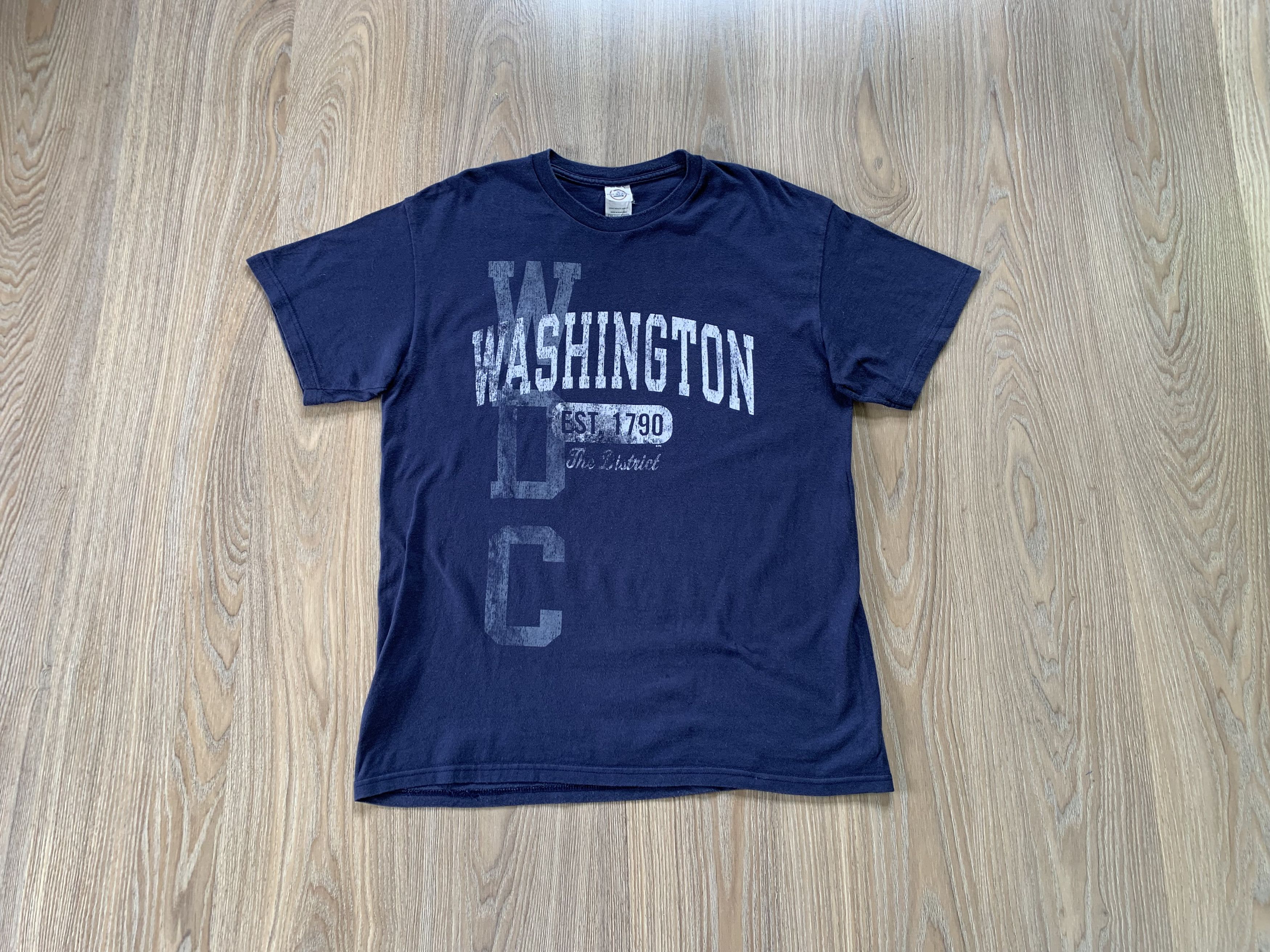 Delta × Vintage Delta Vintage Washington Printed T-Shirt Size US L / EU 52-54 / 3 - 1 Thumbnail
