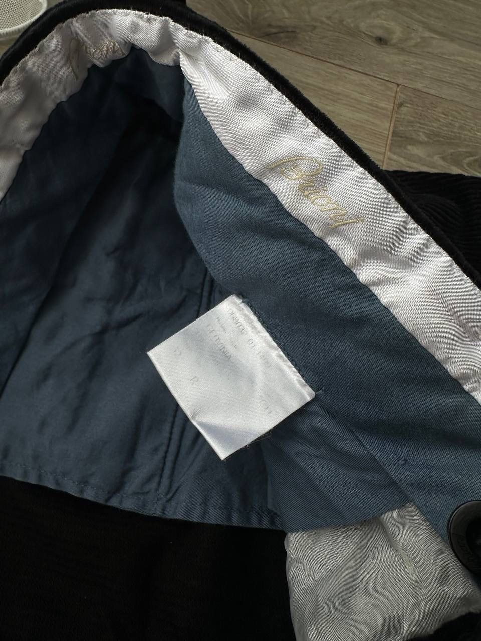 Brioni × Vintage Vintage Brioni Velvet Black Classic Pants Size US 34 / EU 50 - 7 Thumbnail