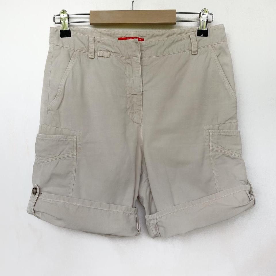 Prada × Vintage prada vintage cargo shorts Size 23" - 1 Thumbnail