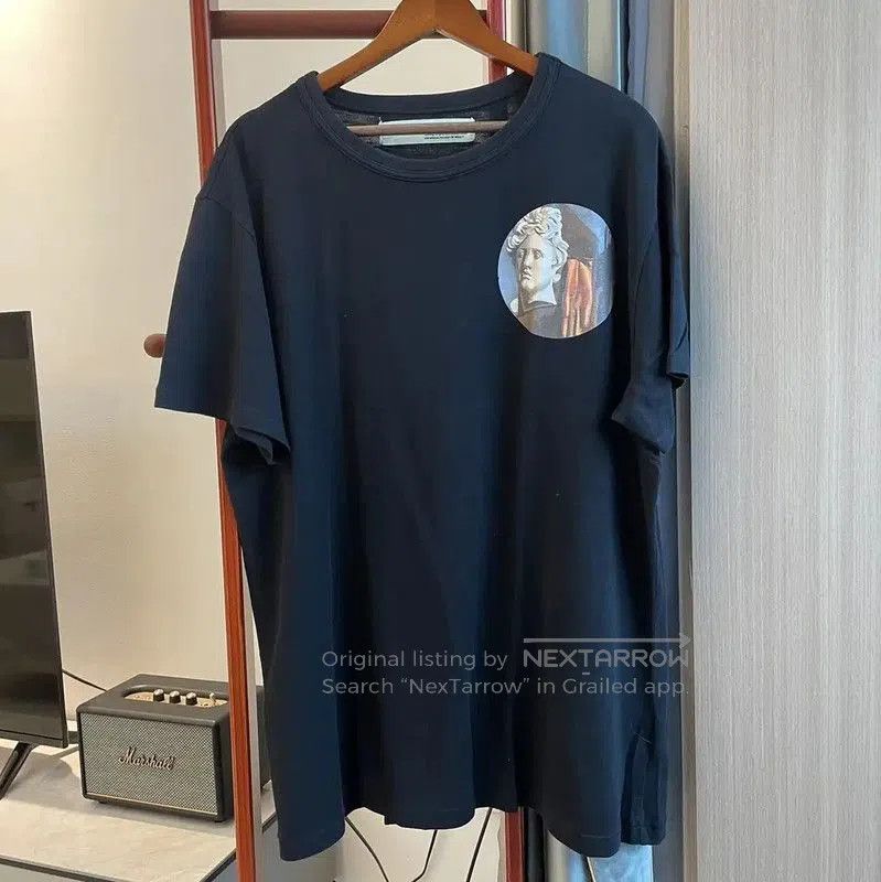 Off-White Off-White Black Cotton T-Shirt for Men . Size US M / EU 48-50 / 2 - 1 Thumbnail