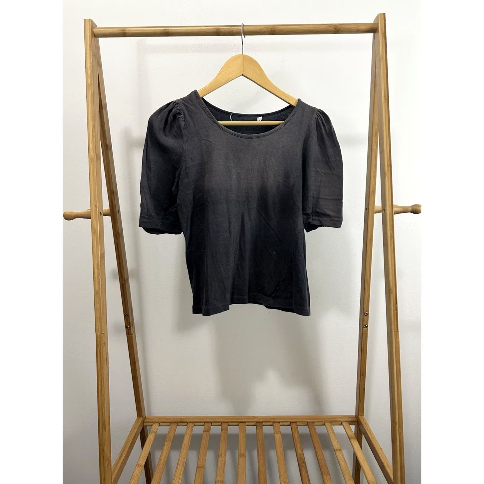 Vintage VTG Gradient Sun Faded Women's Worn WIP Work Cropped Top Shirt Blouse M Size M / US 6-8 / IT 42-44 - 2 Thumbnail