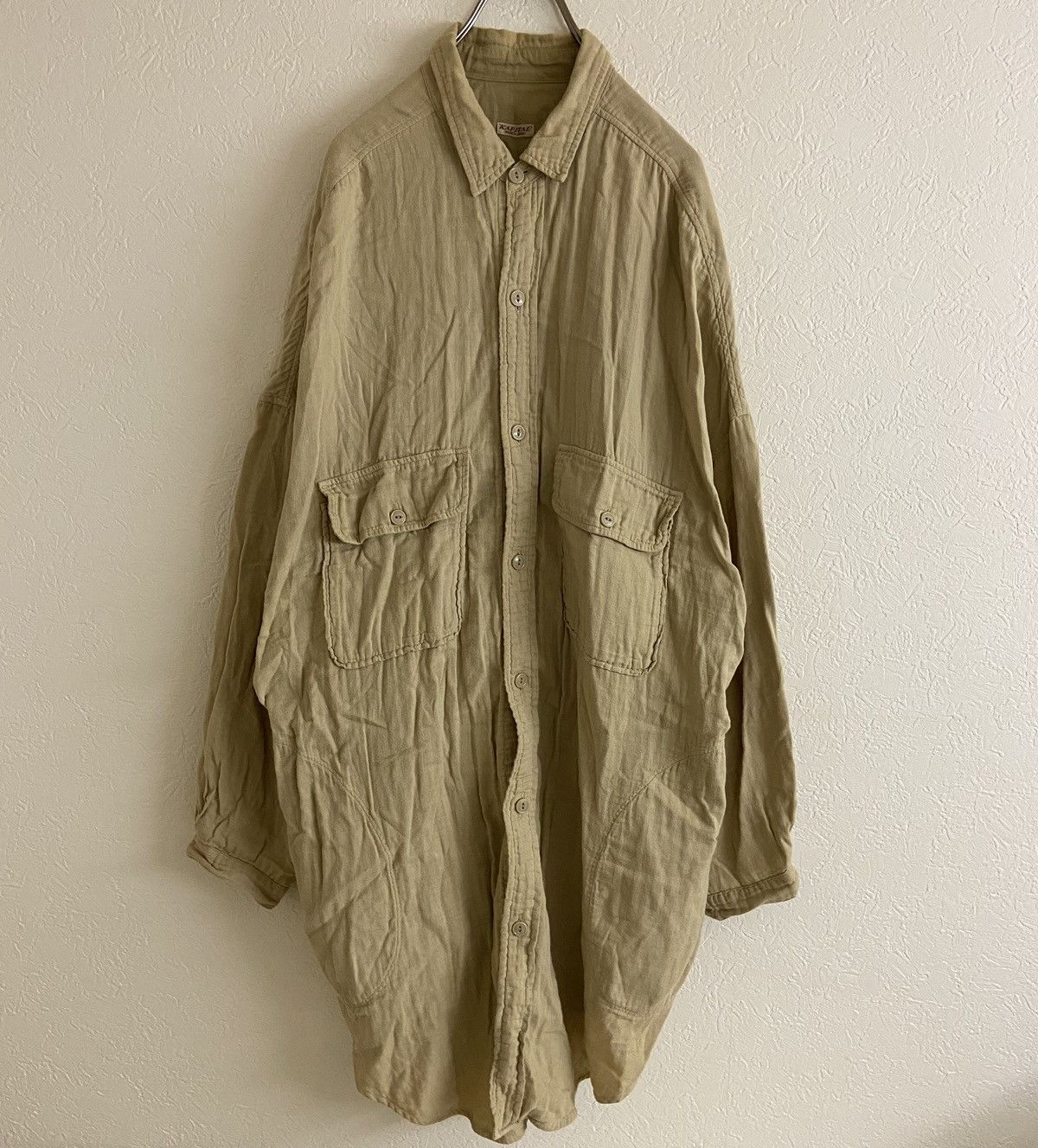KAPITAL double Gaze repair slappy shirt