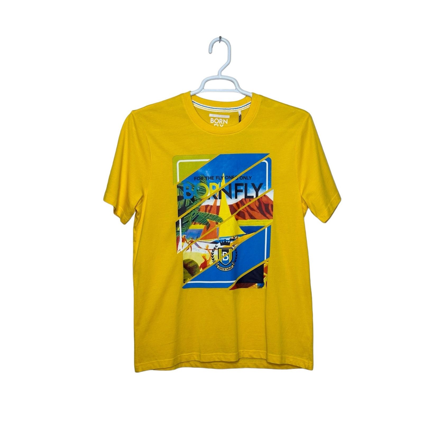 Born Fly Born Fly yellow graphic short sleeves t shirt size Medium Size US M / EU 48-50 / 2 - 1 Thumbnail