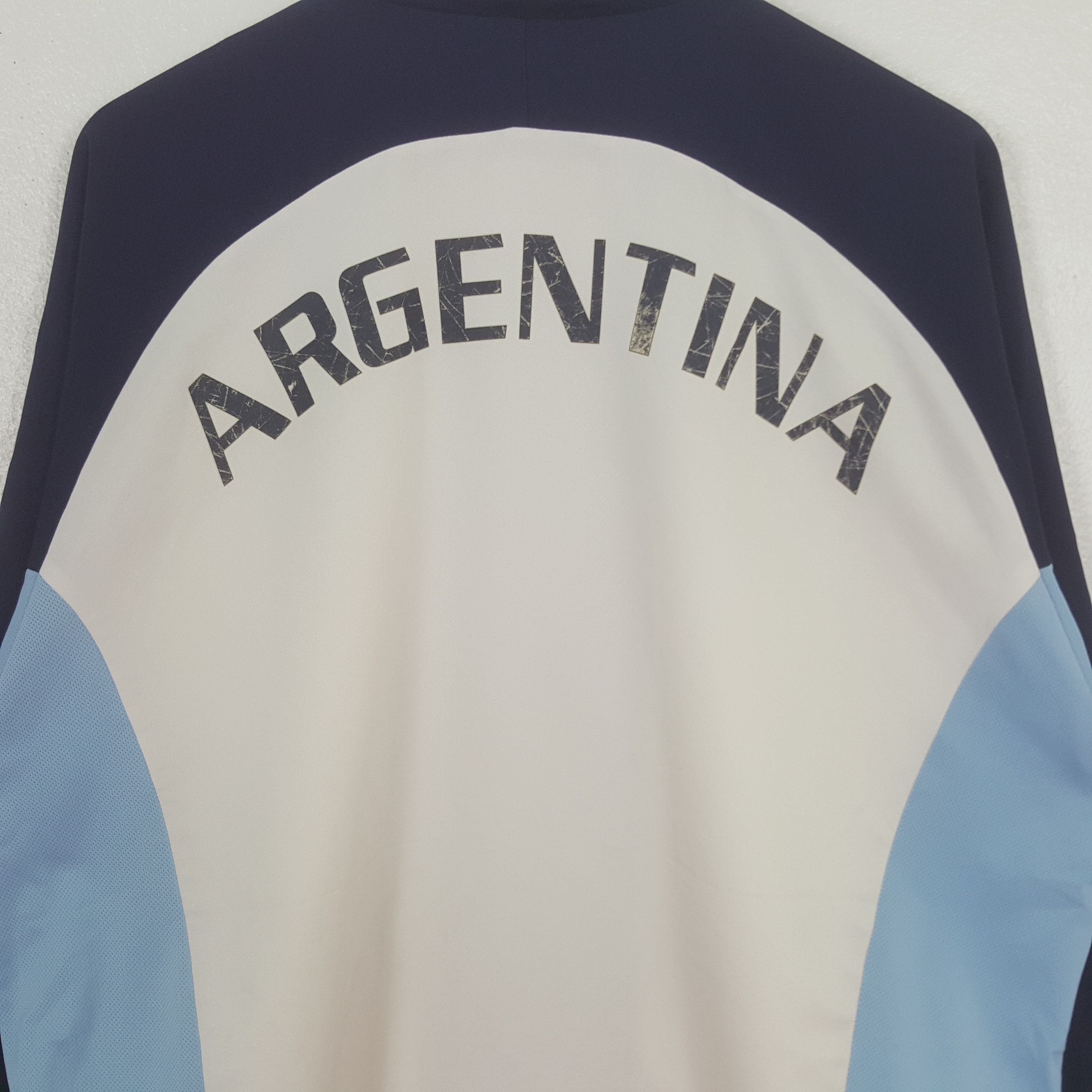 Adidas Vintage Adidas Argentina Football Team Jacket C306N3 Size US XL / EU 56 / 4 - 2 Thumbnail