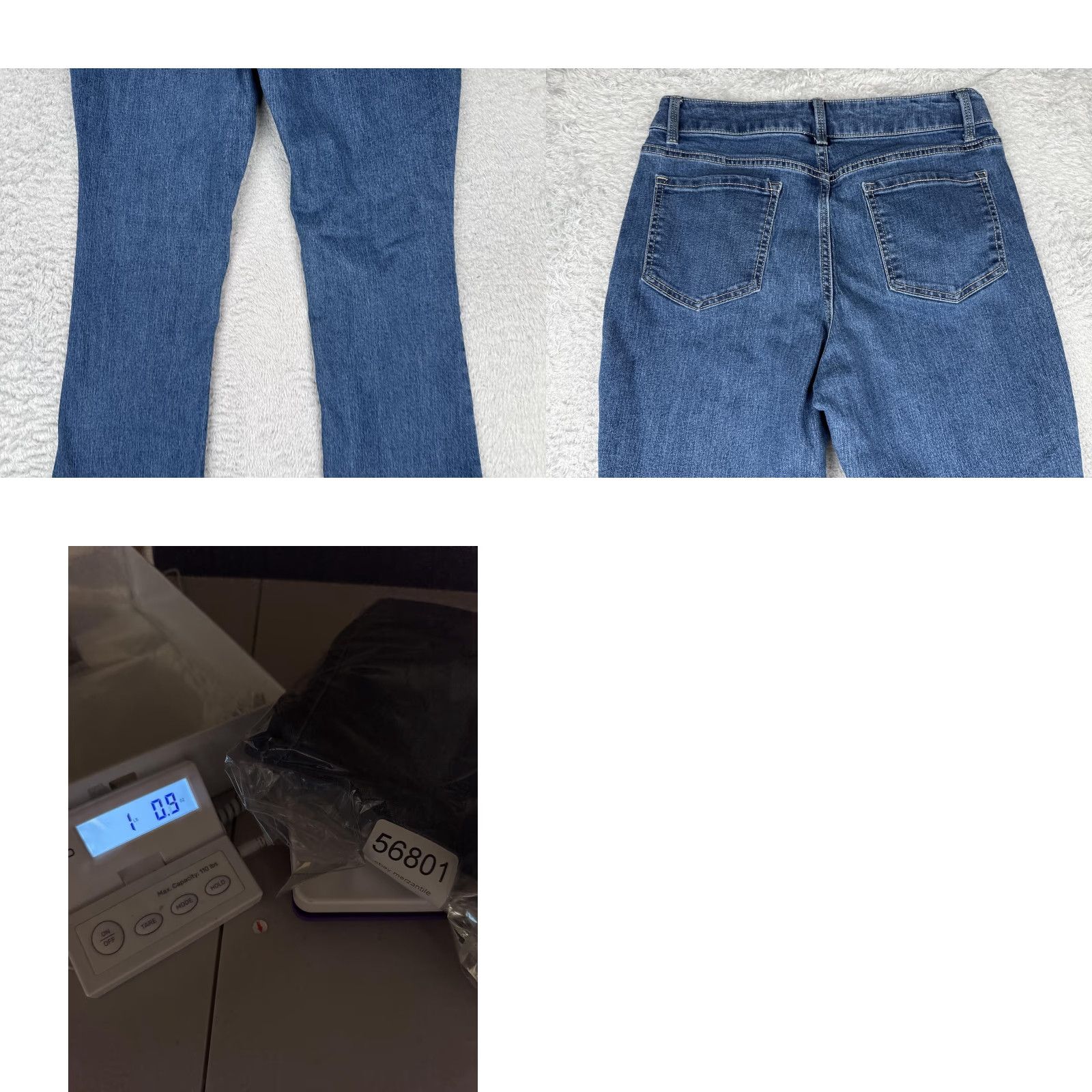 Vintage No Boundaries Jeans Bootcut Juniors 11 Blue Med Wash Mid Rise Stretch 29x31 Womens Size 32" / US 10 / IT 46 - 10 Thumbnail