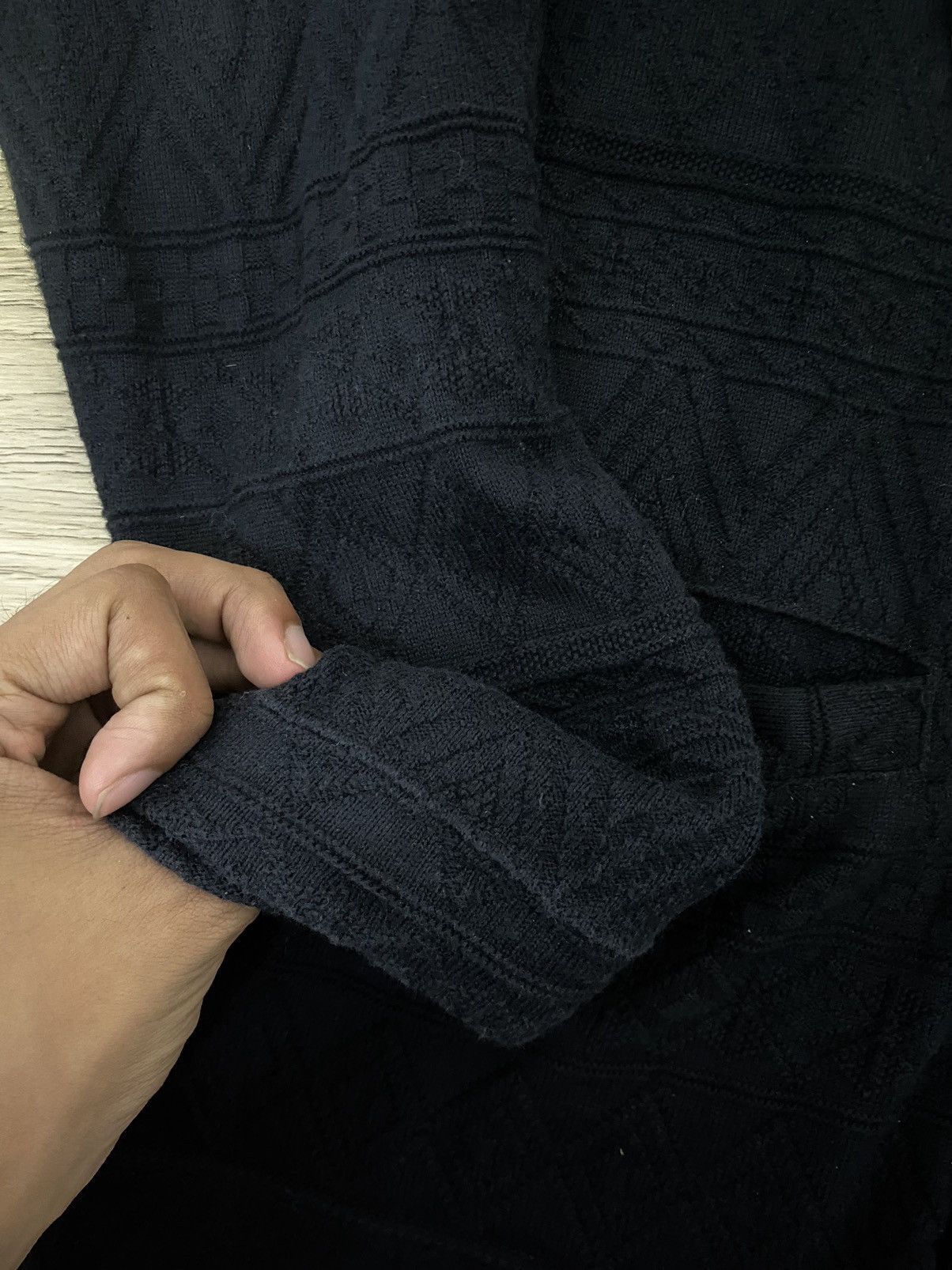 Karl Kani × Vintage 💥All Black💥Karl Kani Sweatshirt Cardigan Size US M / EU 48-50 / 2 - 10 Thumbnail