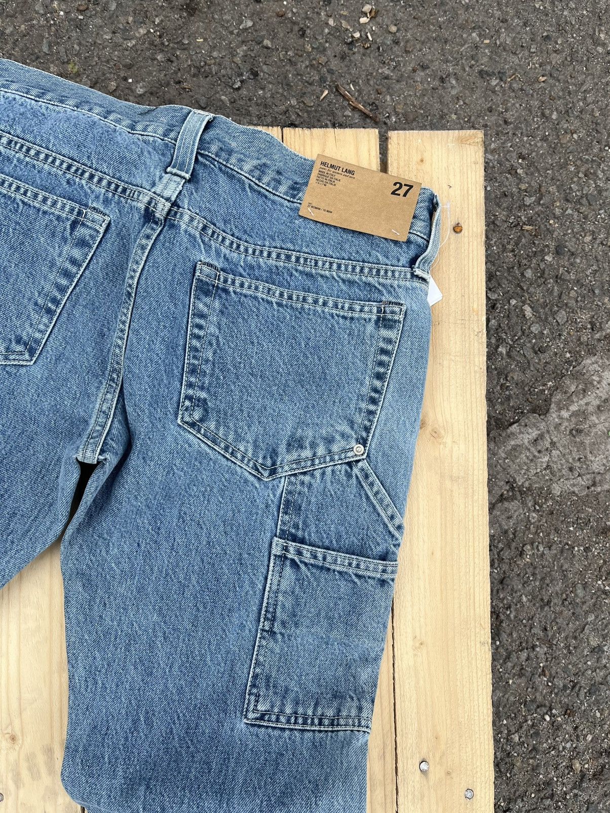 Helmut Lang HELMUT LANG CARPENTER JEANS Size 27" / US 4 / IT 40 - 6 Thumbnail