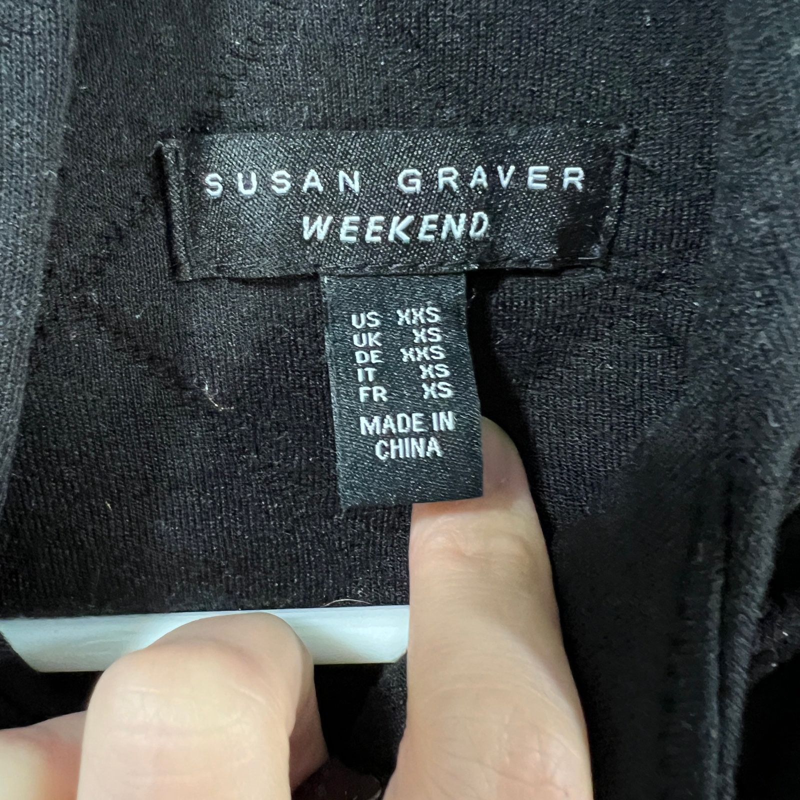 Other Susan Graver Weekend Quilted Knit Zip Front Vest Size XXS / US 00 / IT 34 - 3 Thumbnail
