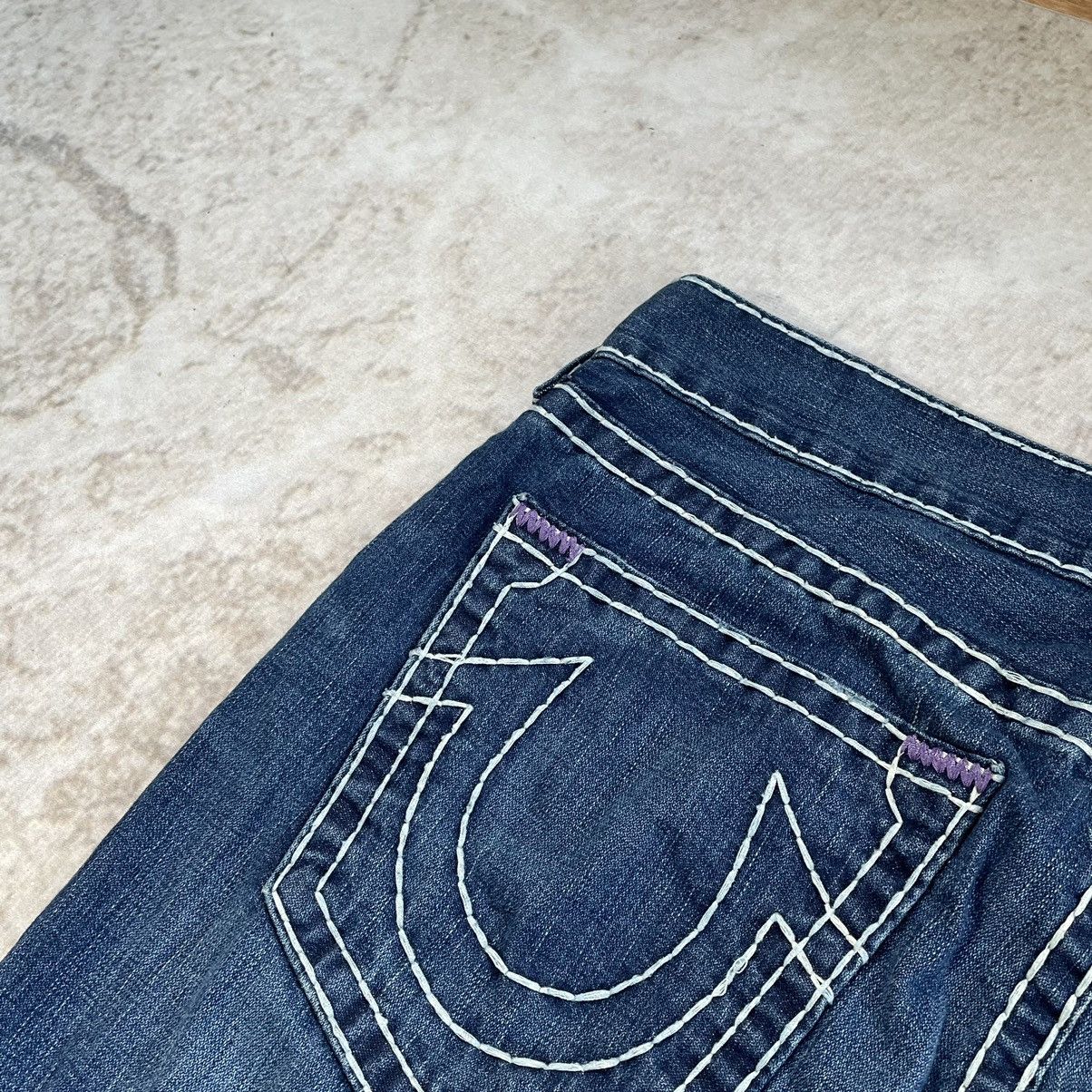 Japanese Brand × True Religion True Religion Baggy Y2K Distressed Chief Keef Wide Jeans Size US 36 / EU 52 - 20 Thumbnail