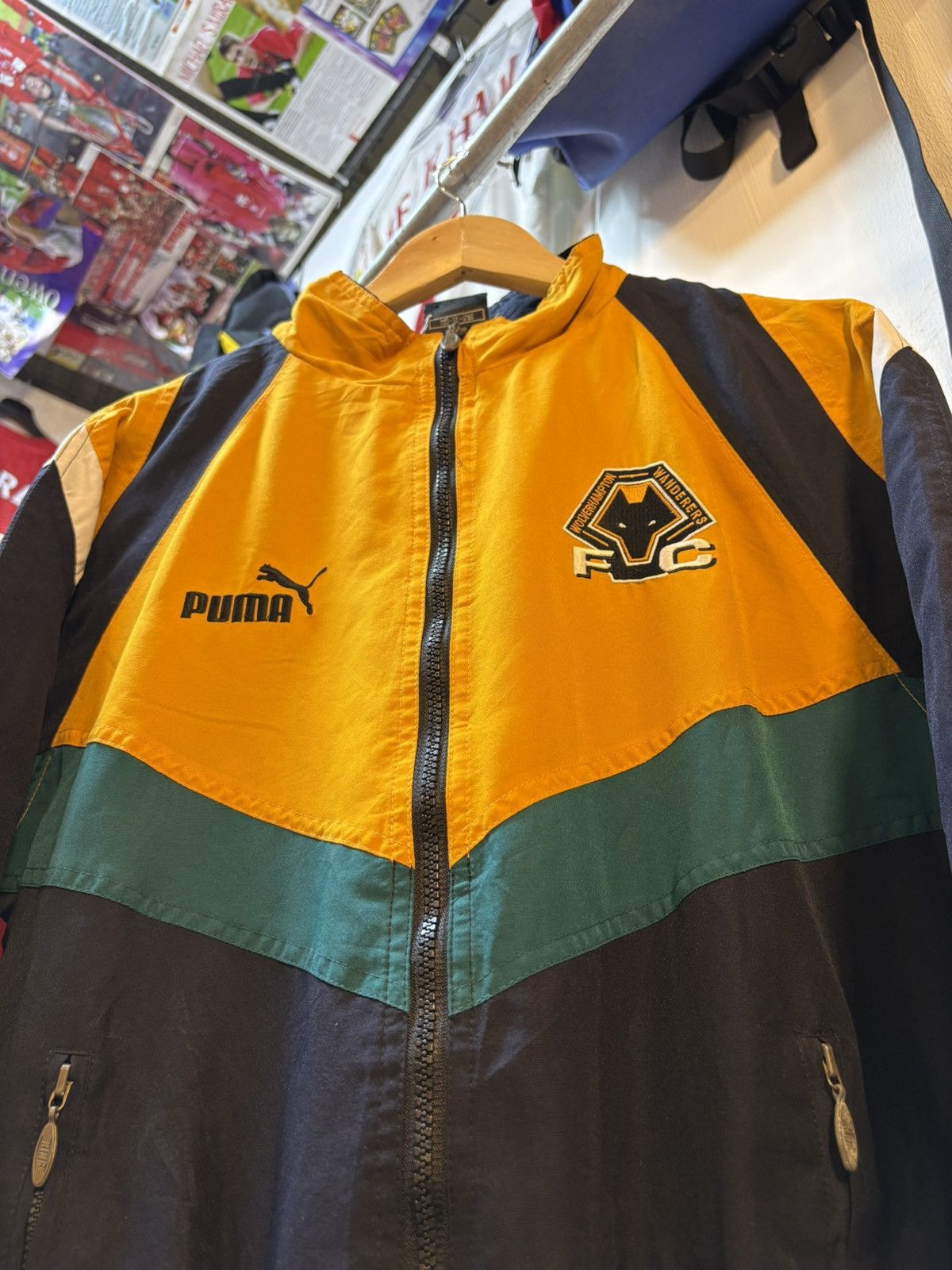 Puma Vintage 90s Wolves Hamption Wonderers Tracksuit Size US M / EU 48-50 / 2 - 2 Thumbnail