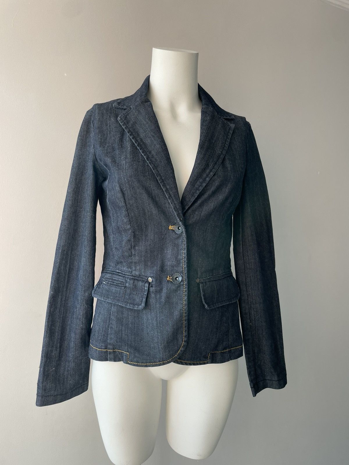 Vintage y2k denim jacket Size S / US 4 / IT 40 - 3 Thumbnail