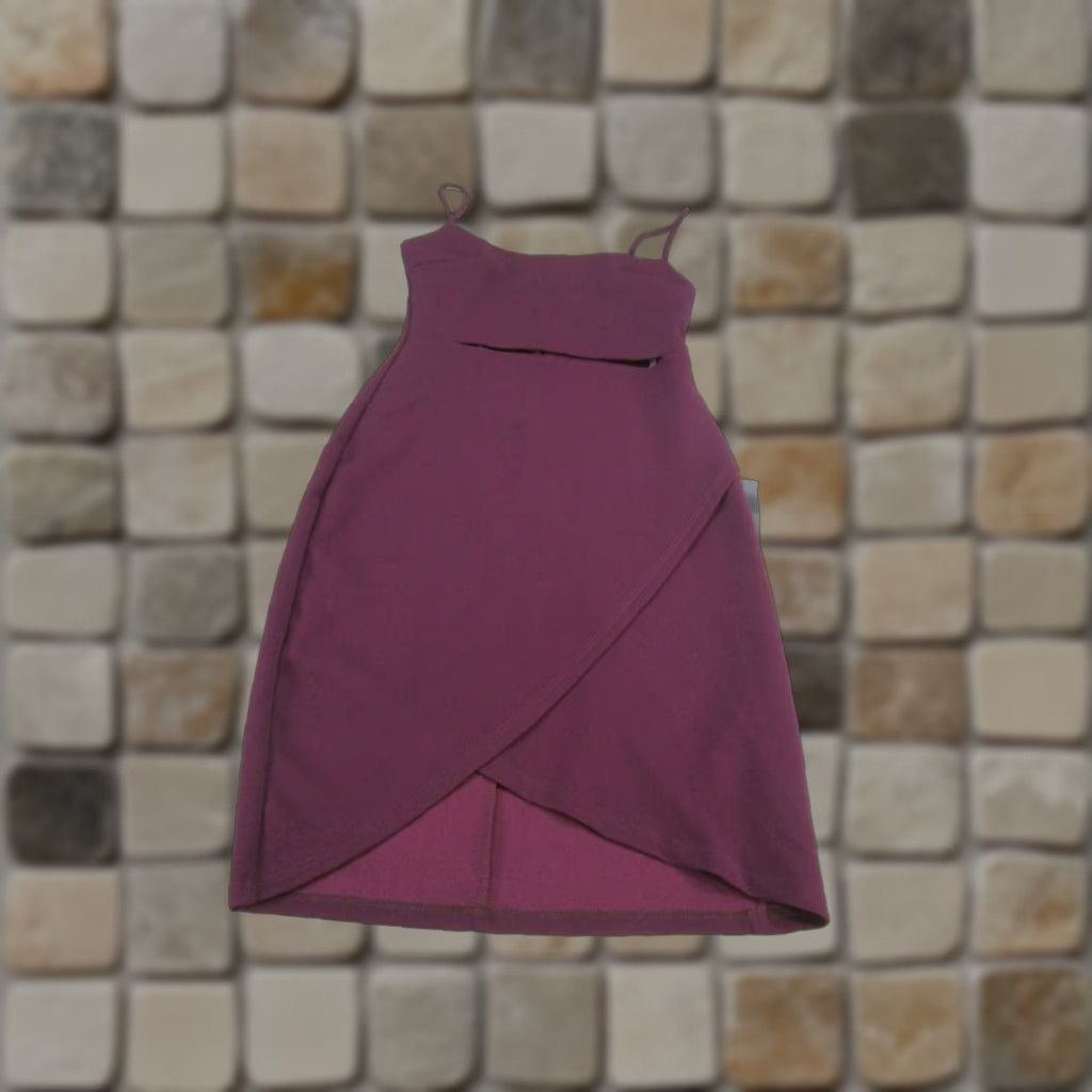 Lulus Lulus Dress Womens Xs Dark Purple Halter Sleeveless Mini NEW Size XS / US 0-2 / IT 36-38 - 1 Thumbnail