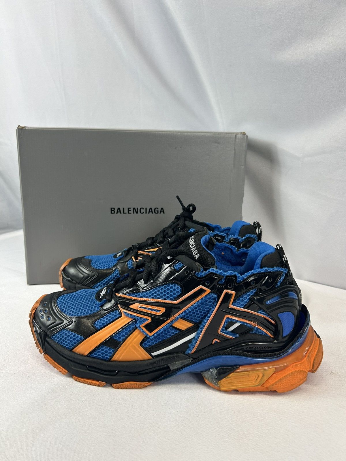 Balenciaga BALENCIAGA Mesh Low Top Trainers Size US 14 / EU 47 - 1 Thumbnail