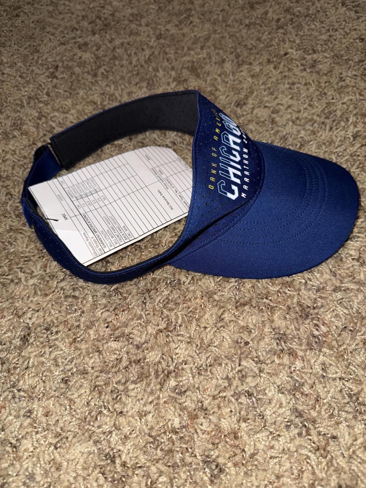Nike Nike Adult Unisex Aerobill Bank Of America Chicago Running Visor Sample Size ONE SIZE - 9 Thumbnail