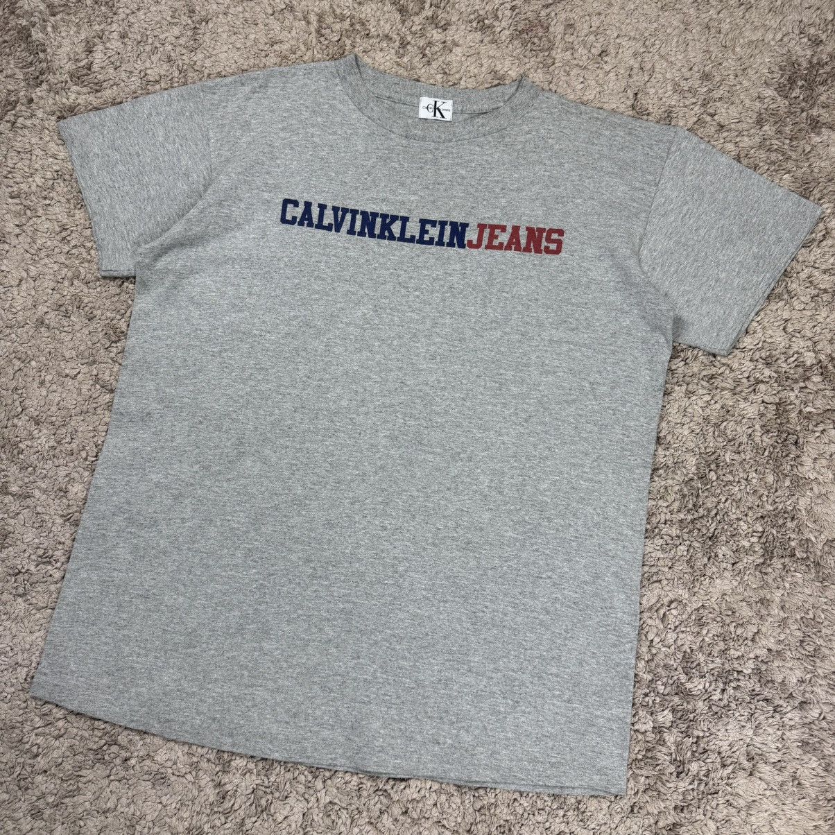 Calvin Klein Vintage Calvin Klein Jeans Spellout T-shirt Size US L / EU 52-54 / 3 - 4 Thumbnail