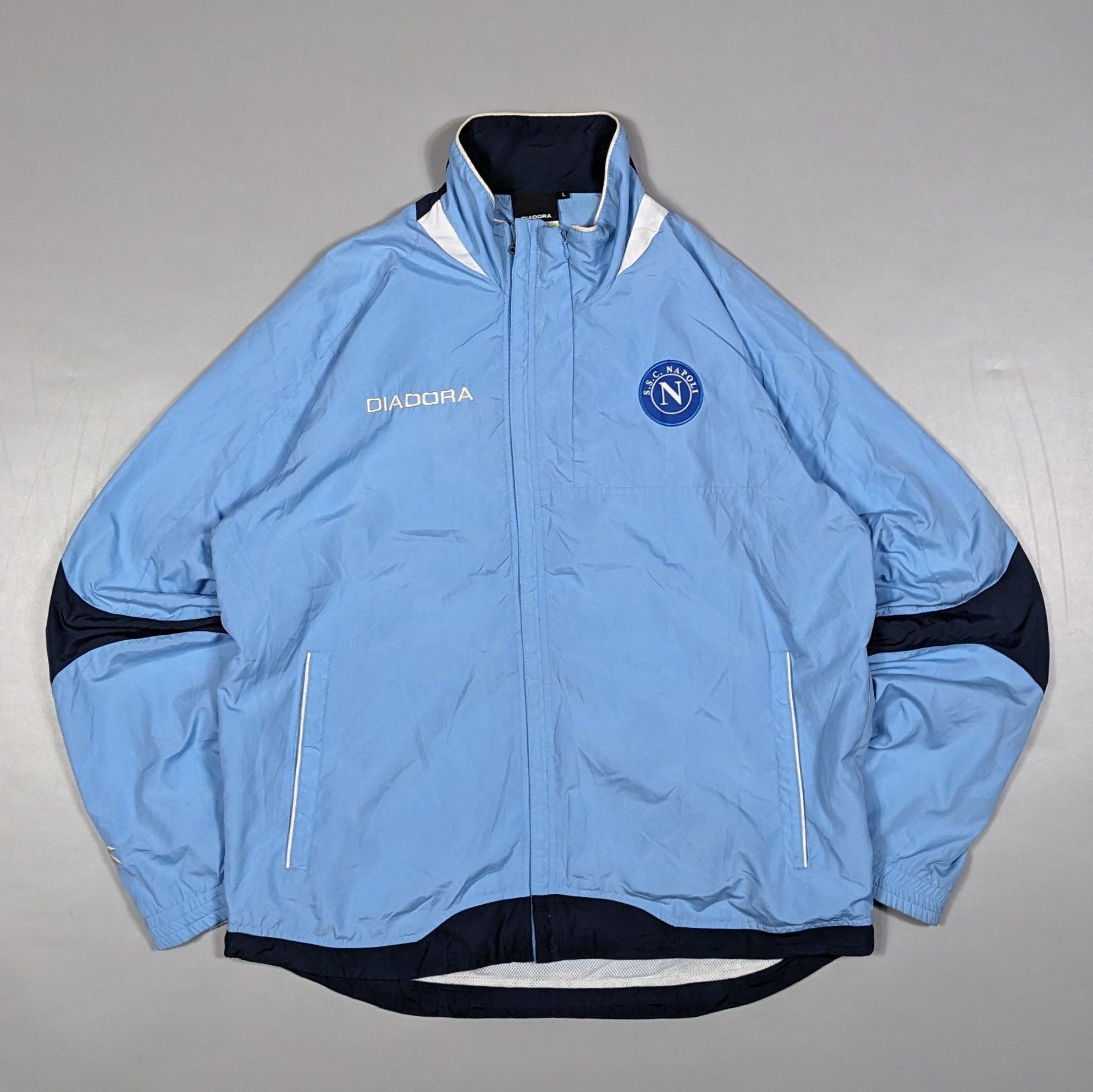 Diadora Soccer Jersey Vintage vinatge napoli soccer track jacket Grailed