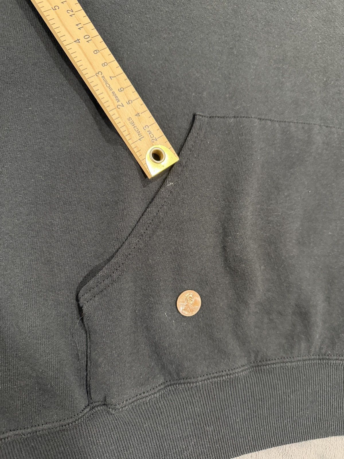 Jerzees Vintage 90s Jerzees Activewear Faded Black Blank Hoodie Size US XXL / EU 58 / 5 - 11 Thumbnail