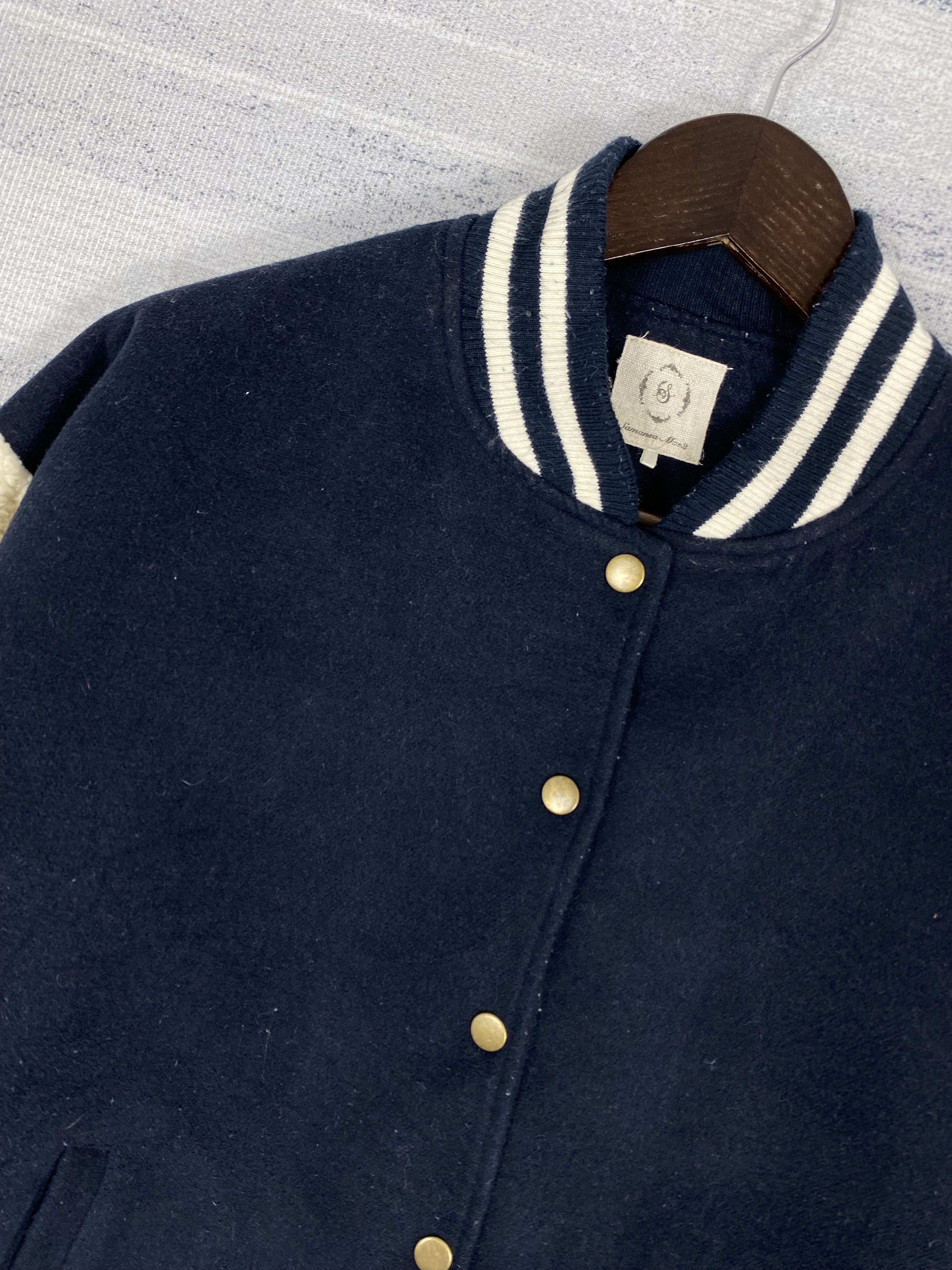 Japanese Brand Vintage Samansa Mos2 Varsity Jacket Size US S / EU 44-46 / 1 - 2 Thumbnail