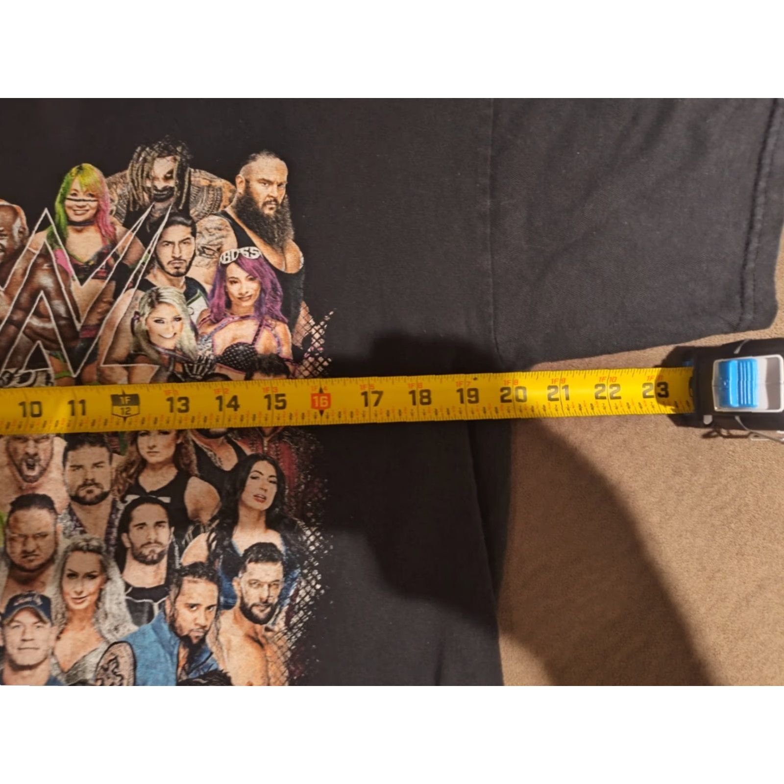 Vintage WWE Black T-Shirt Men’s Large Superstars Sports Crew Neck Short Sleeve Size US L / EU 52-54 / 3 - 5 Thumbnail