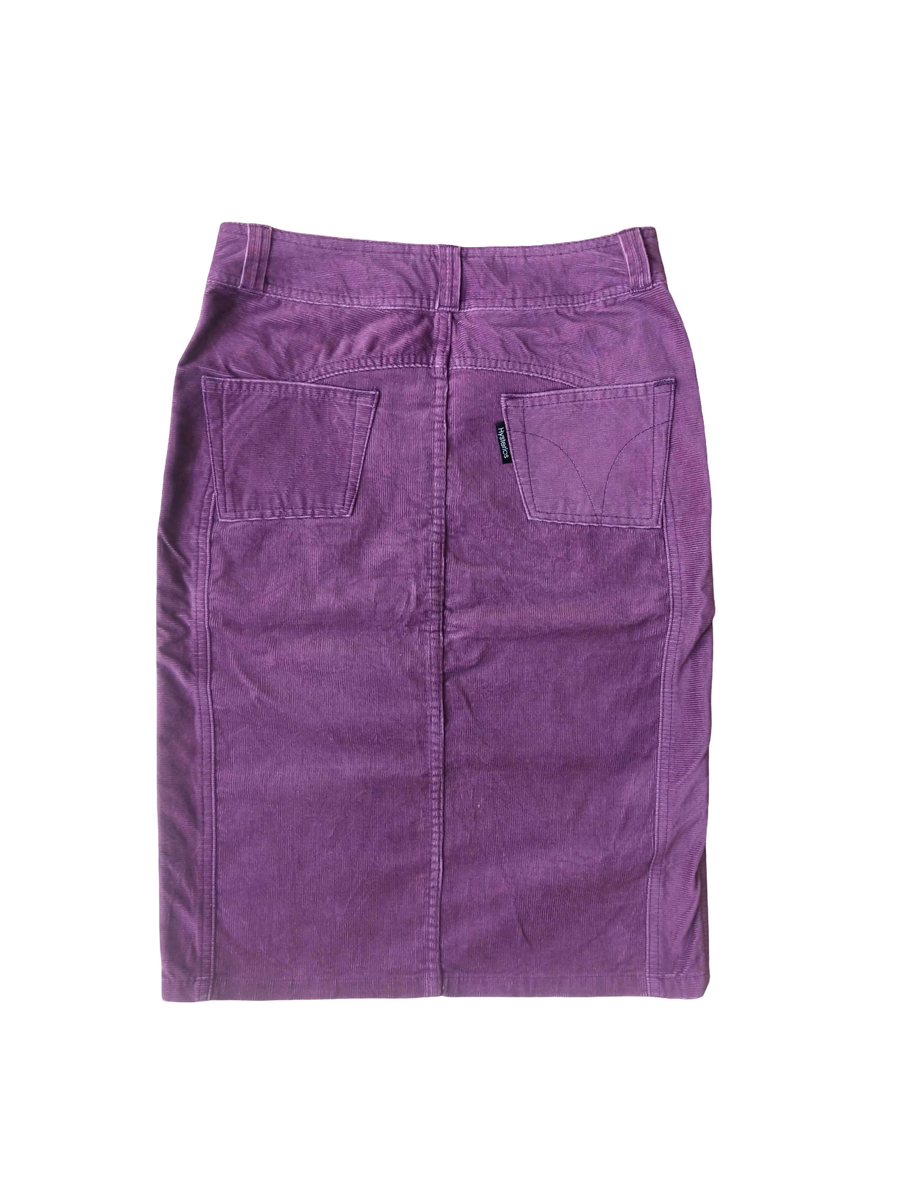 Hysteric Glamour Hysteric Glamour Purple Corduroy Skirt Made in Japan Size 27" / US 4 / IT 40 - 4 Thumbnail