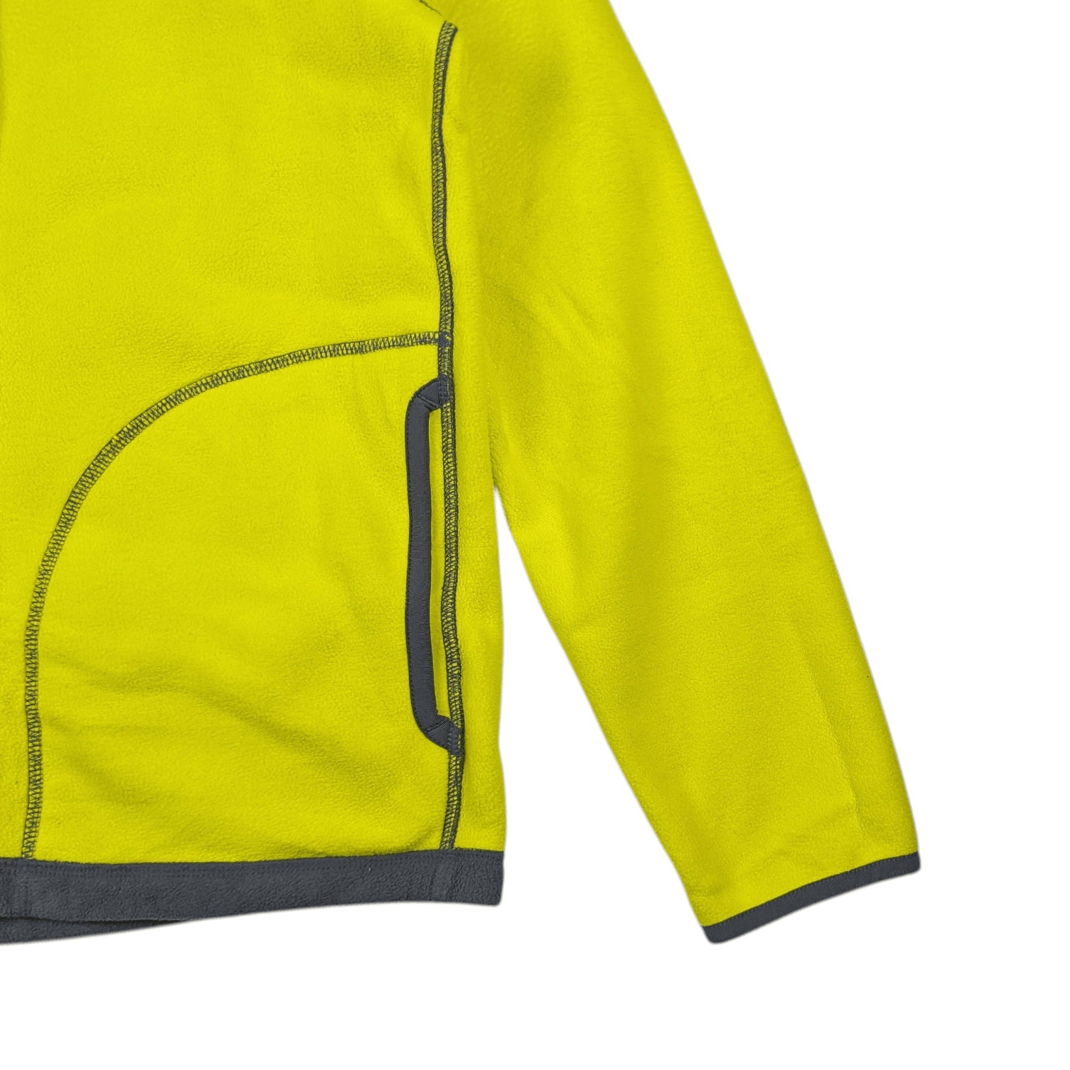 Uniqlo UNIQLO Reversible Grey Yellow Sherpa Fleece Jacket Size US S / EU 44-46 / 1 - 17 Thumbnail
