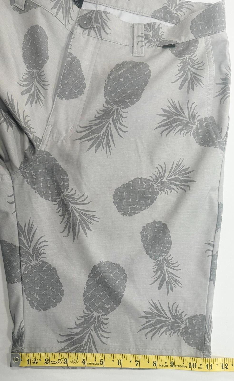 TravisMathew Travis Mathew Pineapple Print Flat Chino Shorts Gray L Size US 34 / EU 50 - 6 Thumbnail
