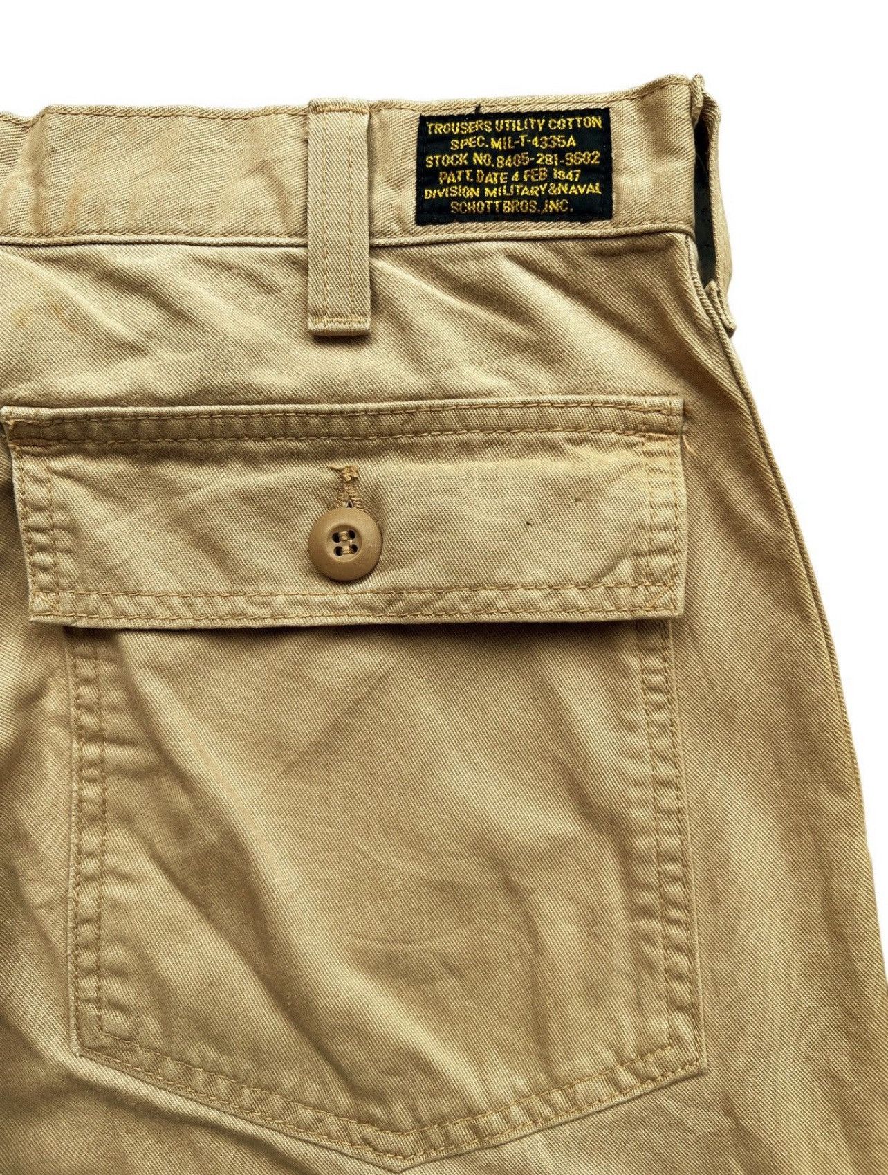 Schott Vintage Schott USA Military Cargo Parachute Pants 30x32 Size US 30 / EU 46 - 10 Thumbnail