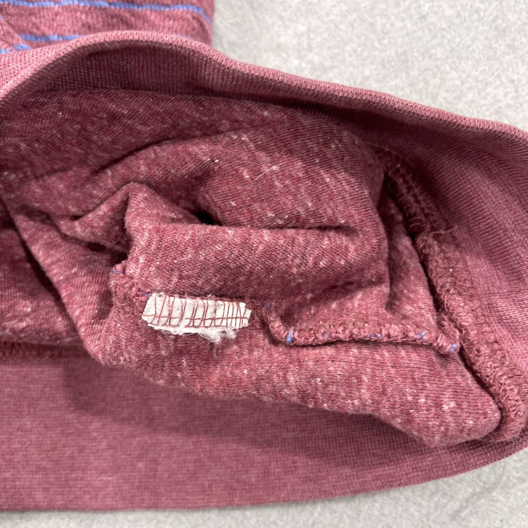 johnnie-O johnnie-O Sweater Mens 2XL Red Cotton 1/4 Zip Mock Neck Striped Knit Pullover Casual Winter Fall Golf Men's Sweater Size US XXL / EU 58 / 5 - 4 Thumbnail