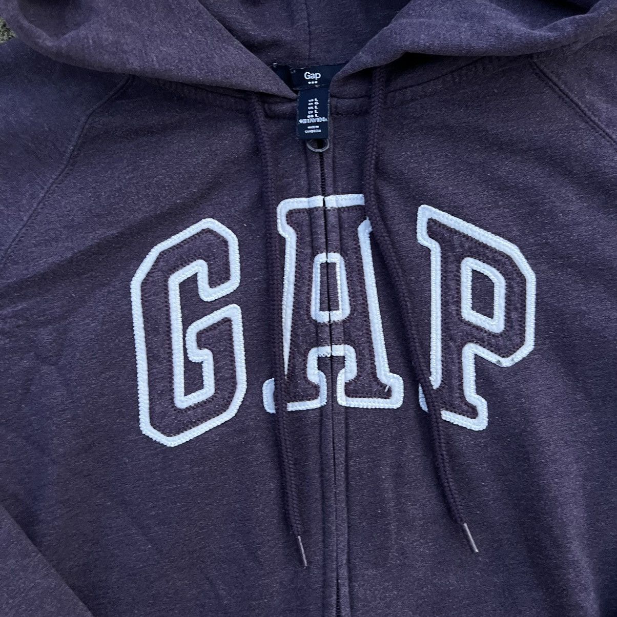 Gap × Vintage Gap Vintage y2k Hoodie Sweatshirt Sweater Zip Up Size S / US 4 / IT 40 - 5 Thumbnail