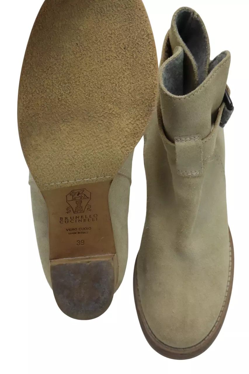 Brunello Cucinelli BRUNELLO CUCINELLI Shoes Women's EU 39 Suede Leather Heeled Size US 9 / IT 39 - 9 Thumbnail