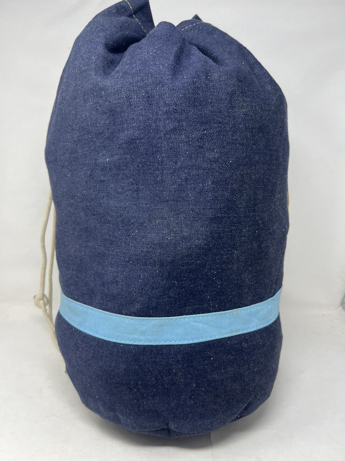 Japanese Brand Vintage Canton X-West Denim Drawstring Bucket Size ONE SIZE - 3 Thumbnail